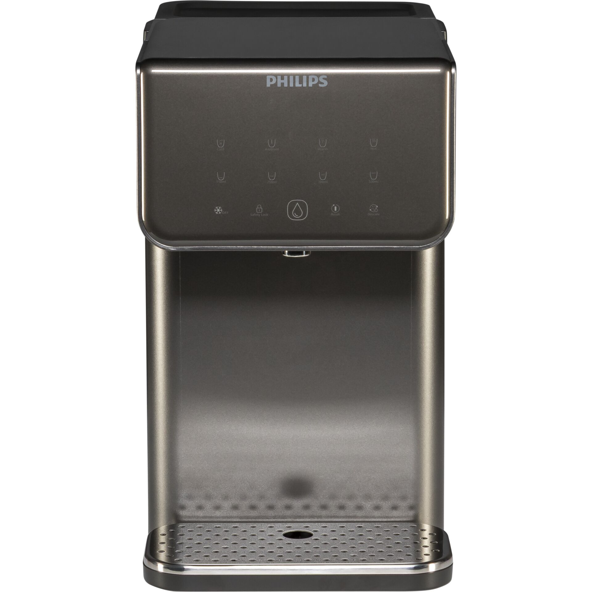 Kaffeemaschine, Kaffeevollautomat, Metallisch, Display, Tassenablage