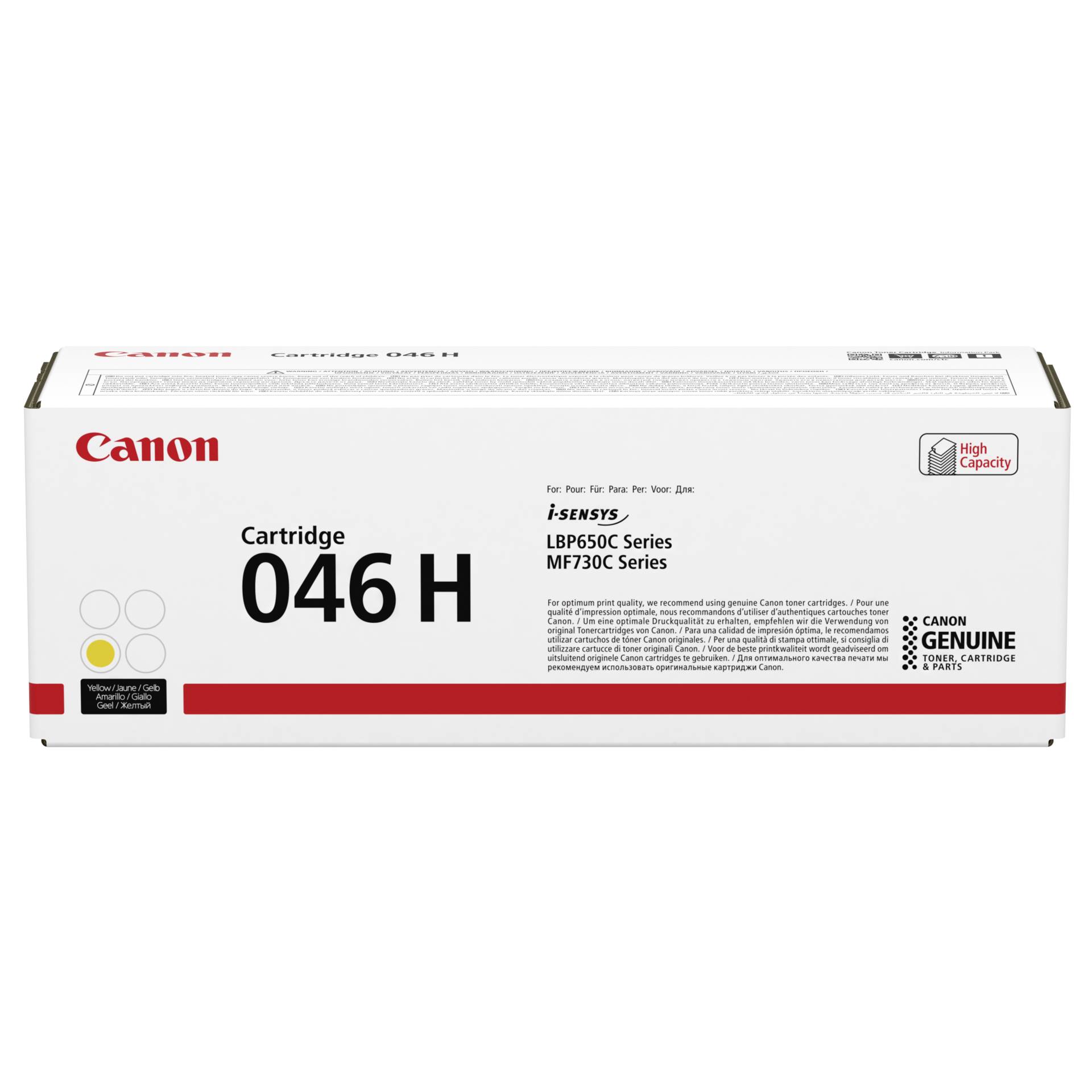 Canon Toner Cartridge 046 H Y  yellow