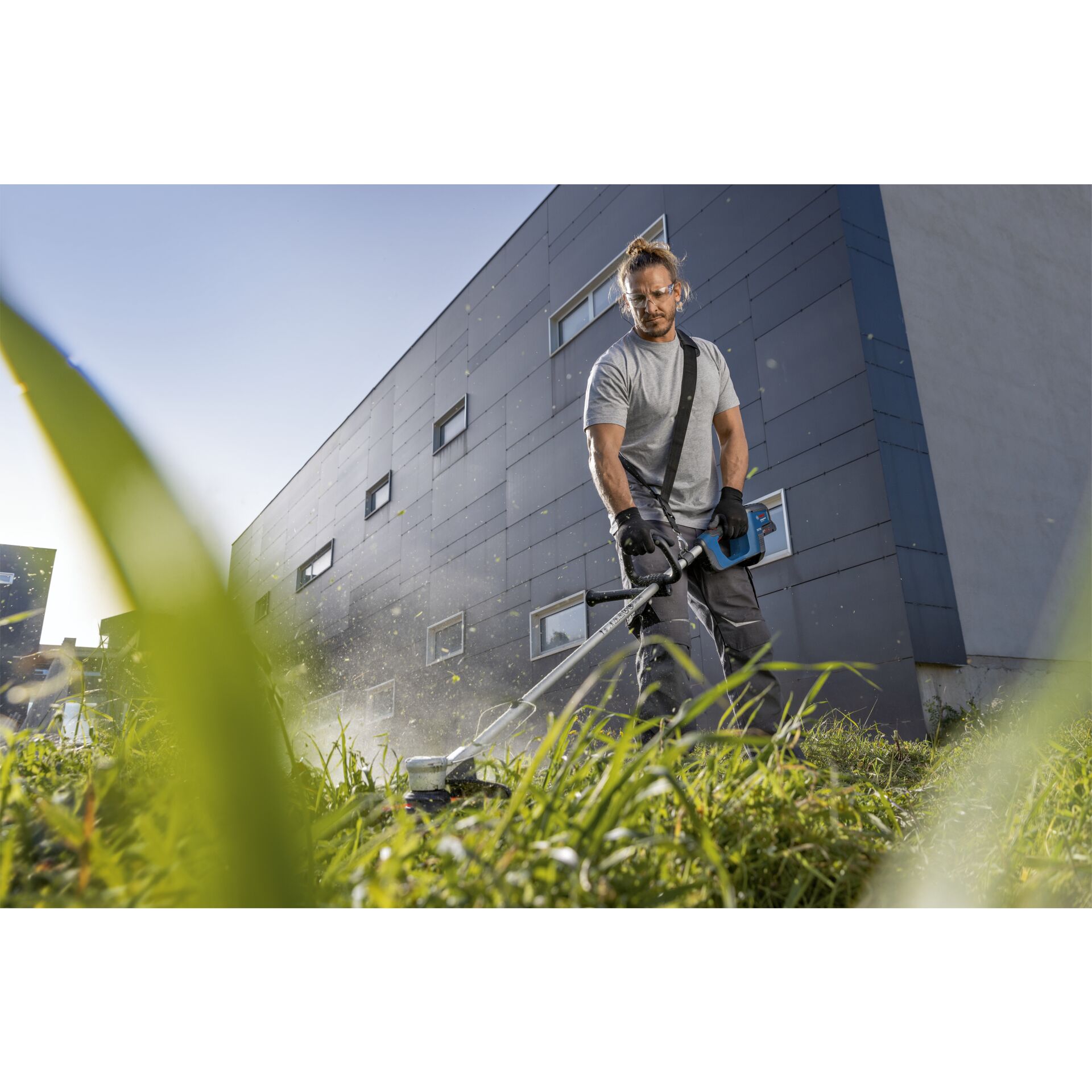 Gras, Rasen, Erwachsener, Mann, Person