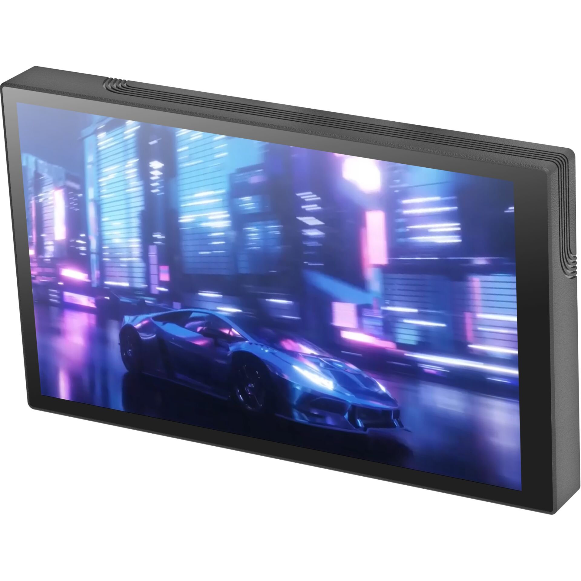 LED-Display, Monitoreinheit, Flachbildschirm, HD-Bildschirm, Nebularer Neon-Stil