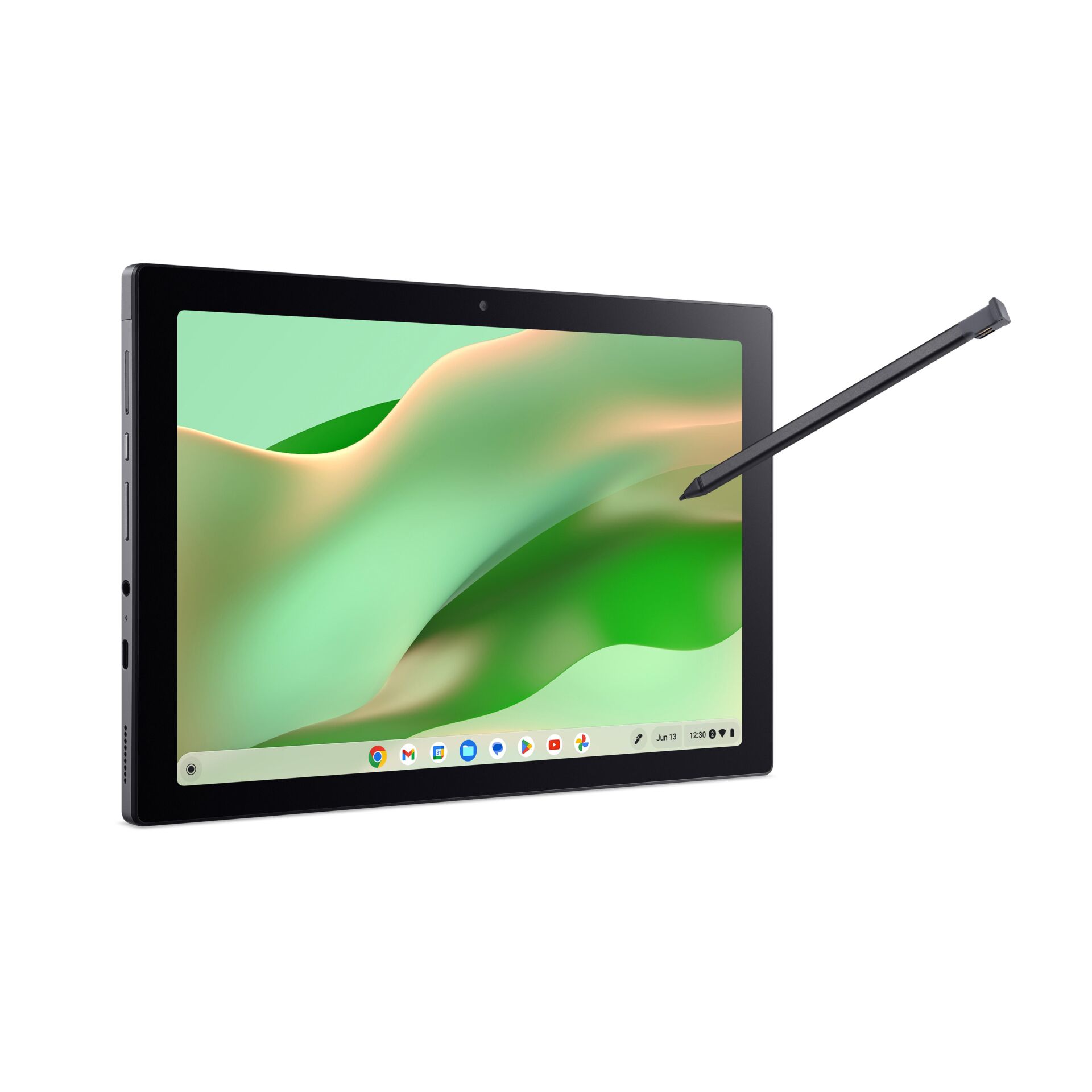 Tablet, Touchscreen, Eingabestift, Schwarzes Gehäuse, Frontkamera