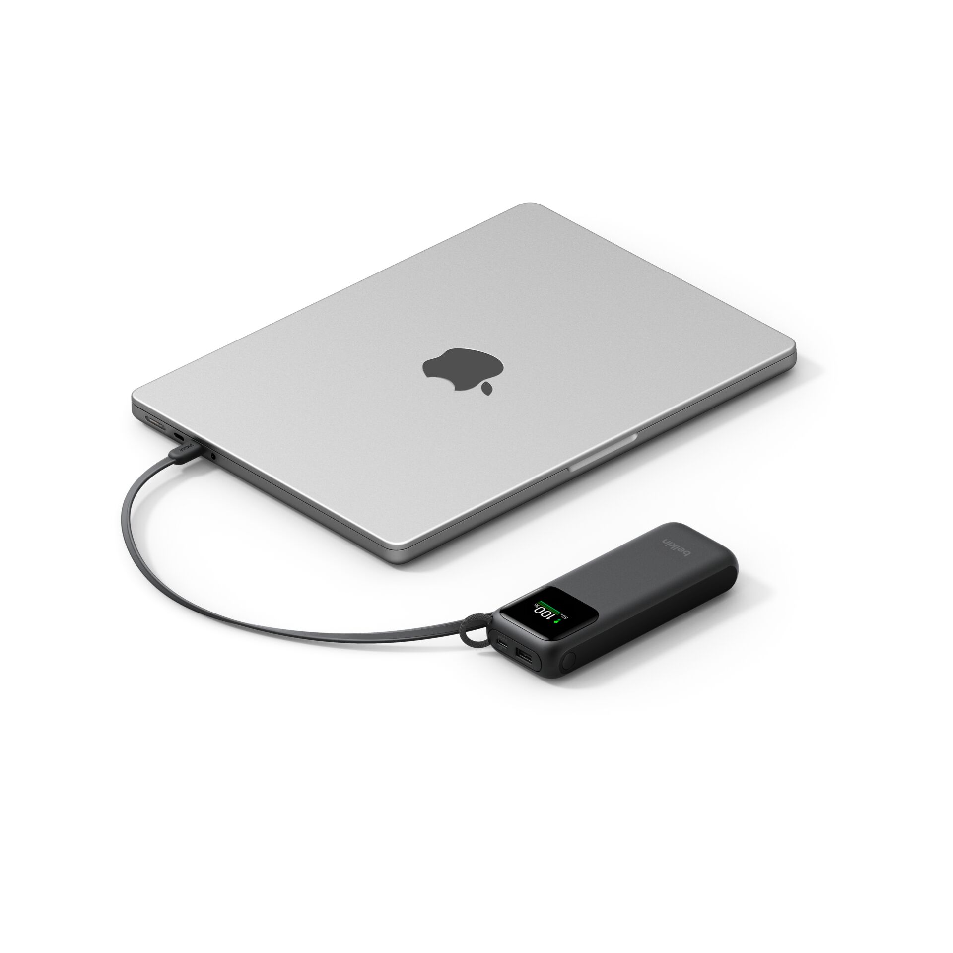 Laptop, MacBook, Silber, USB-C, Externer Akku