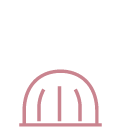 jellyform, silicone, pink, halbkugel, Geflechtmuster