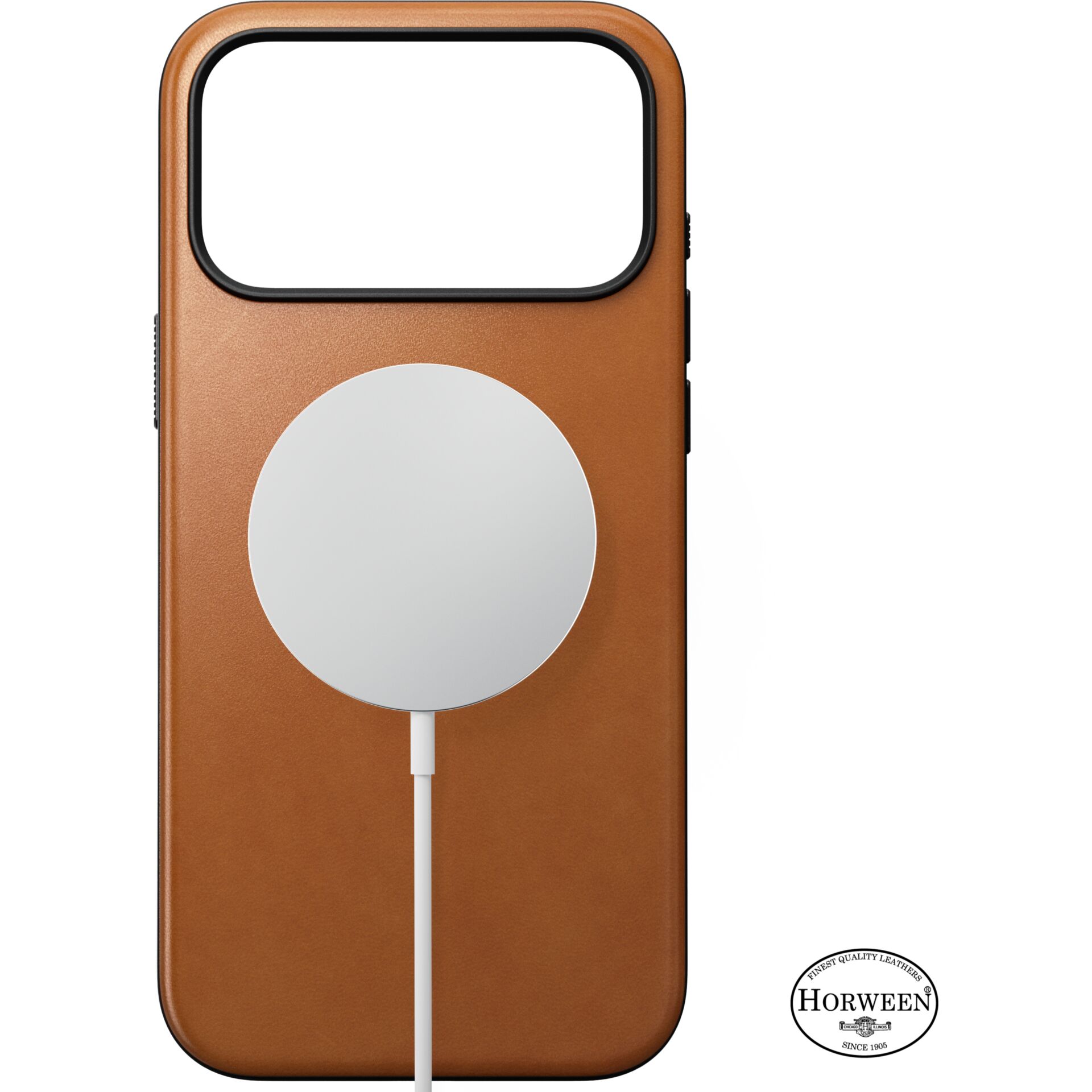 Lederhülle, Smartphone-Schale, Brieftasche-Stil, Kartenfach, Magnetischer kabelloser Charger