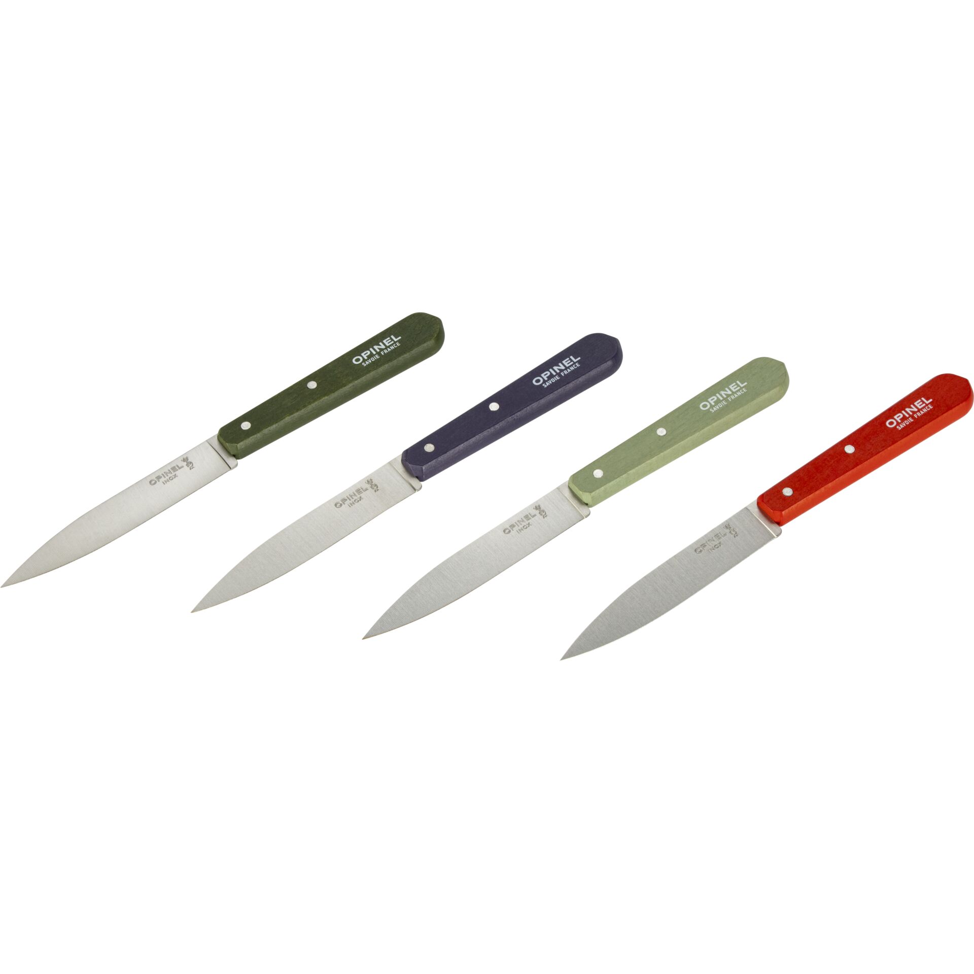 Messerklinge, Taschenmesser, Klappmesser, Farbige Griffe, Vierteiliges Set