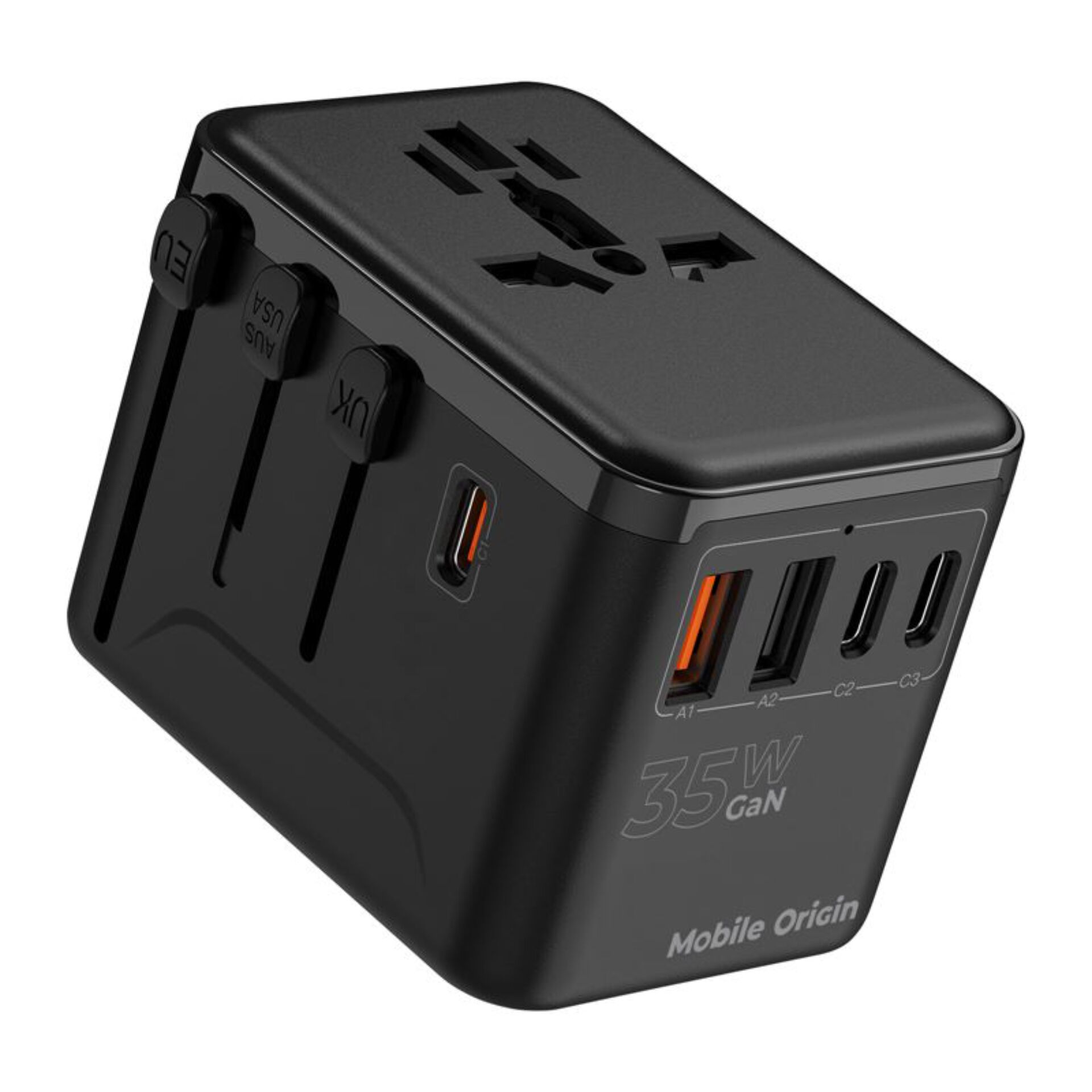 Ladeadapter, USB-C, Multiport, 35W, GaN