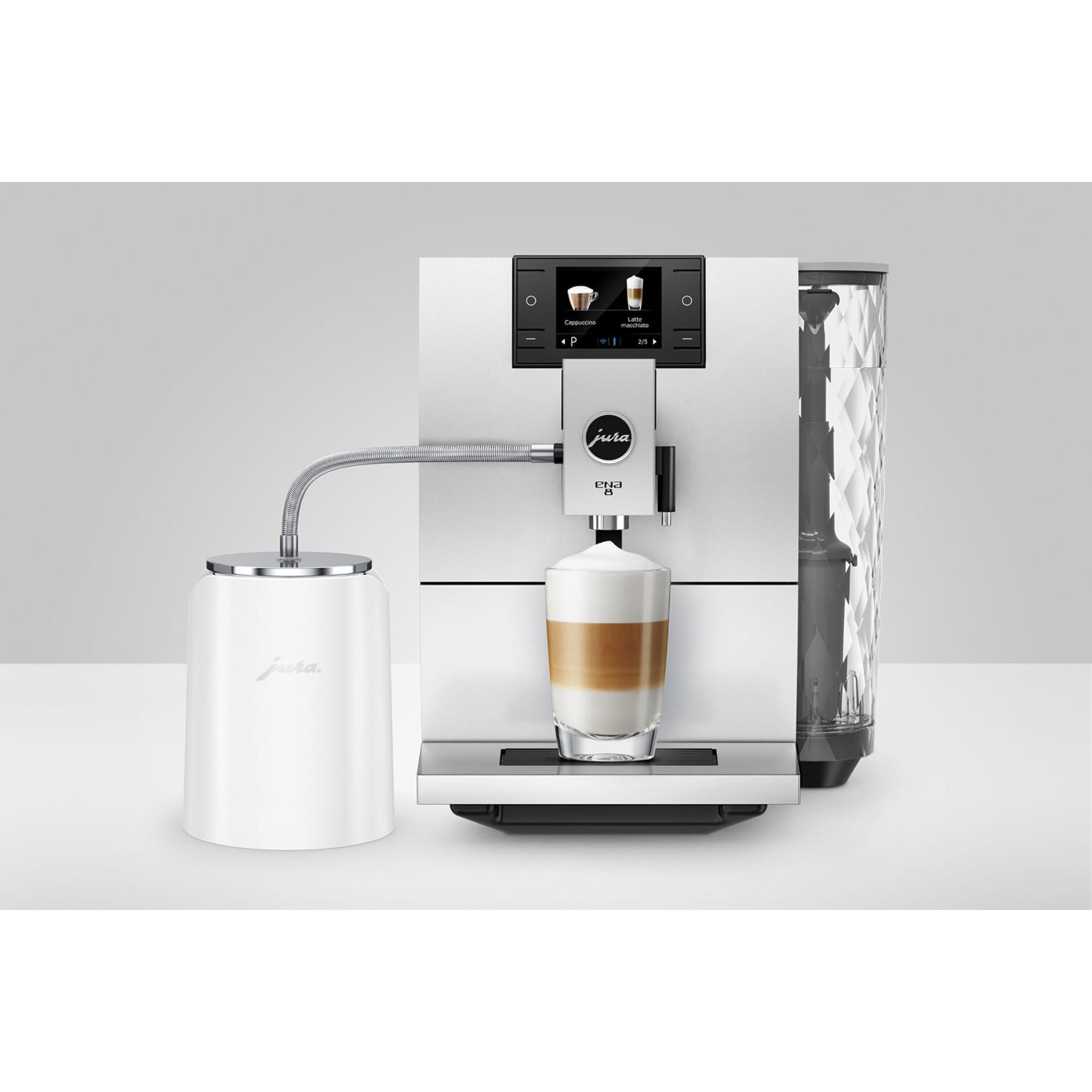 Espresso-Maschine, Kaffeezubereitung, Milchaufschäumer, Wandmaschine, Kaffeeautomat