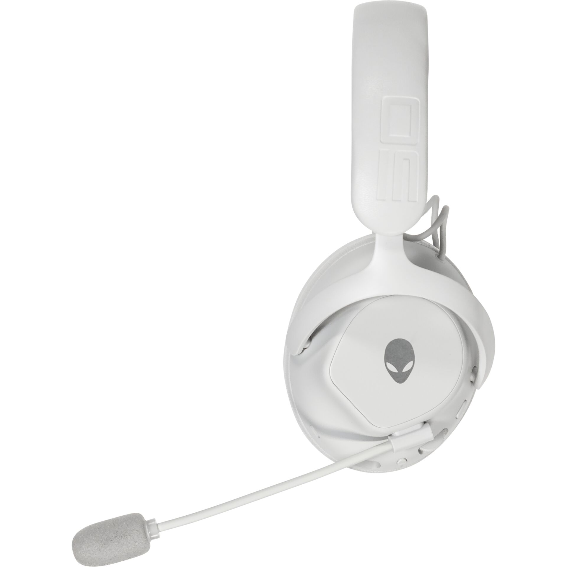 kopfhörer, over-ear, weiß, mikrofon, aliens logo