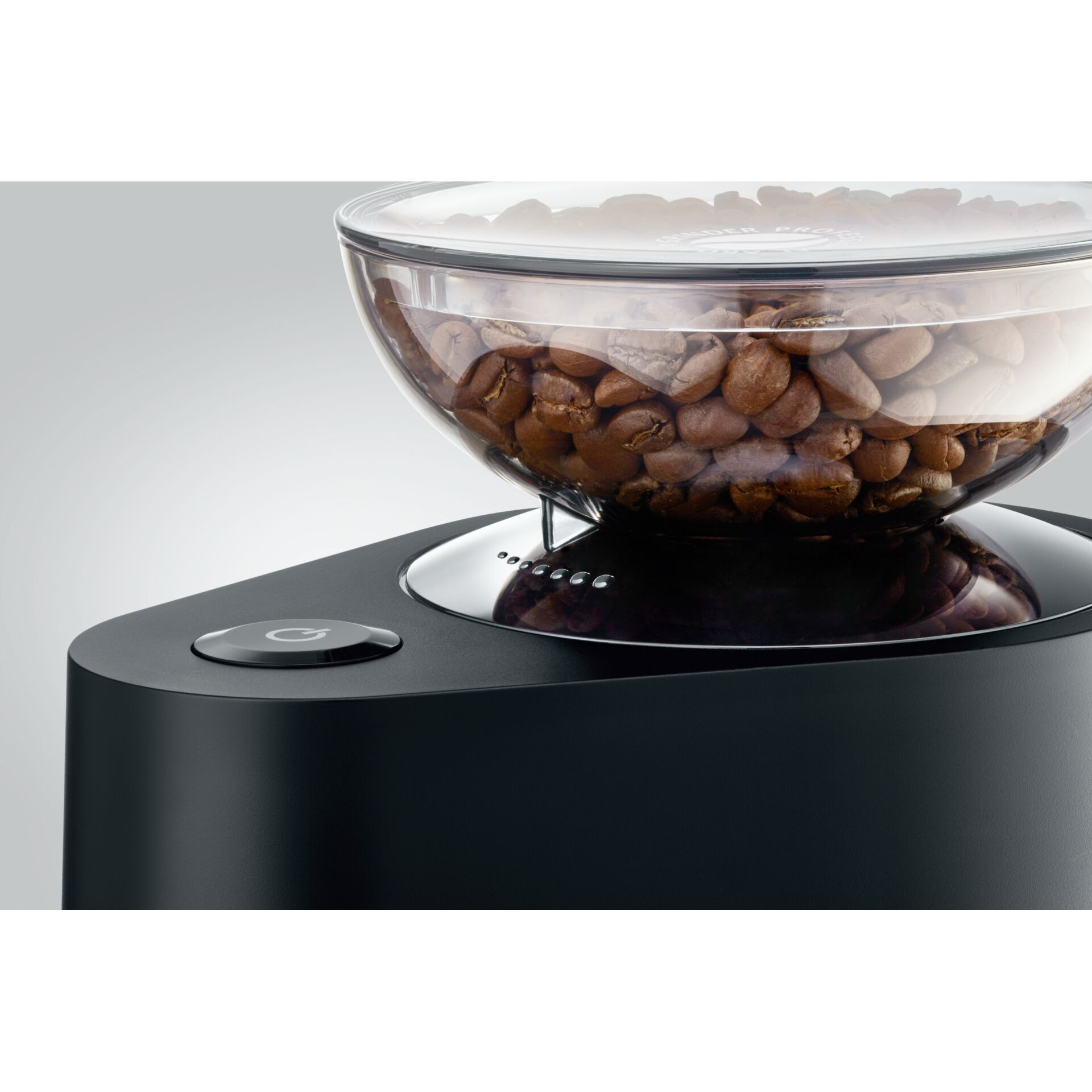Kaffeemühle, Kaffee Bohnen, Glasbehälter, Bohnenmühle, Elektrische Mühle