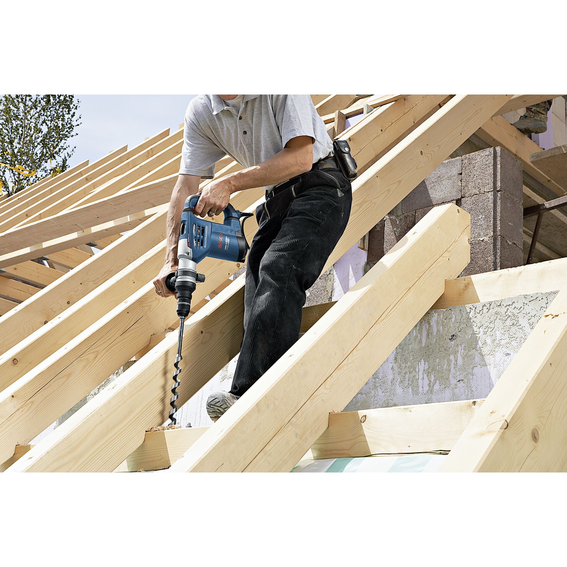 Person, Arbeiter, Gerät, Elektrische Bohrmaschine, Werkzeug