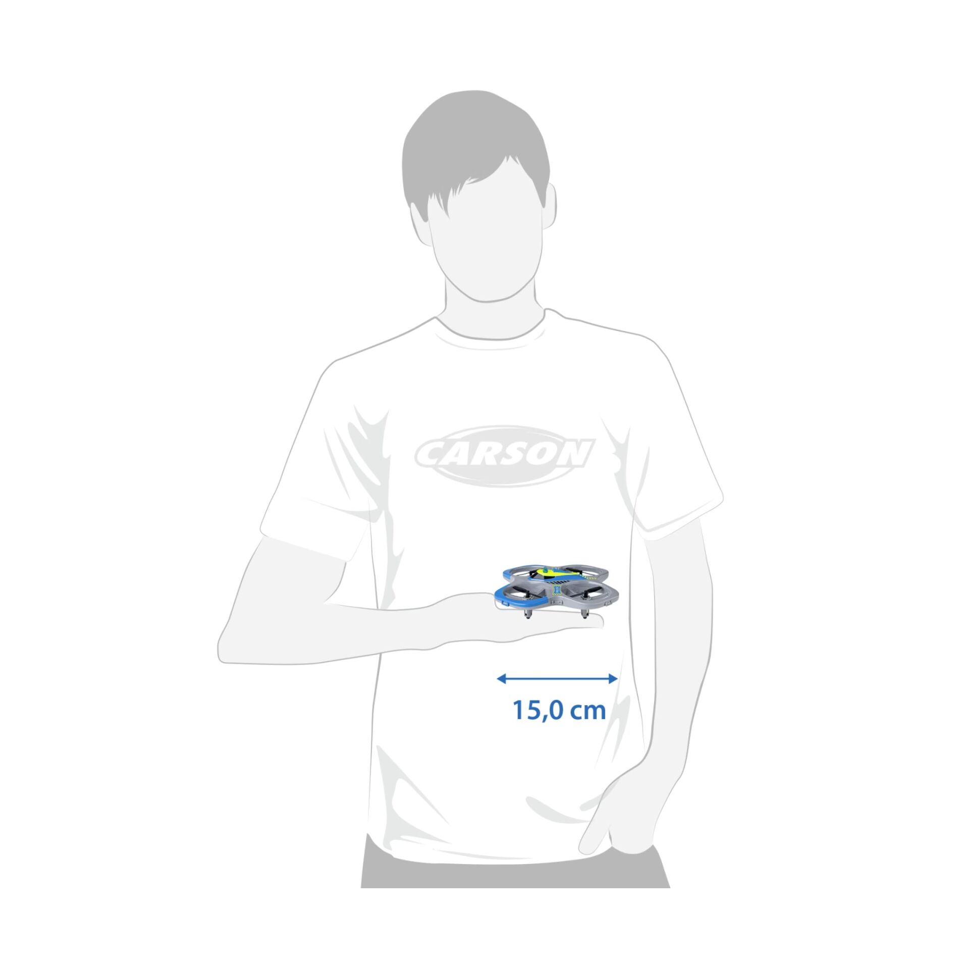 Viertquadrocopter, Drohne, Mini-Drohne, Quadcopter, Stabilisierte Drohne