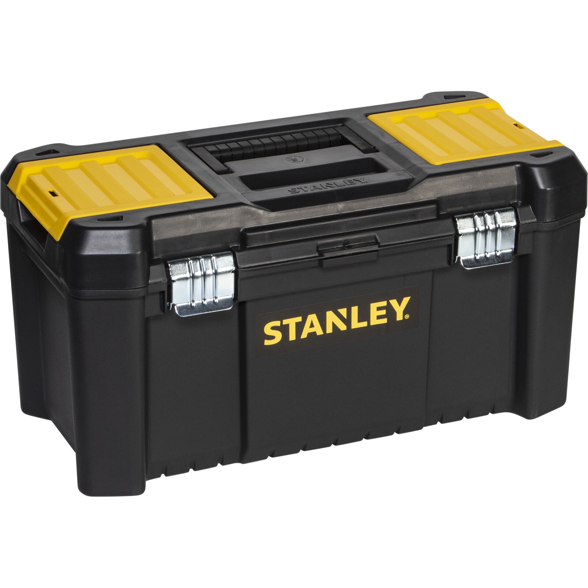 Werkzeugkasten, Koffersystem, Kunststoffbox, Schwarzer Kasten, Stanley Werkzeugkoffer