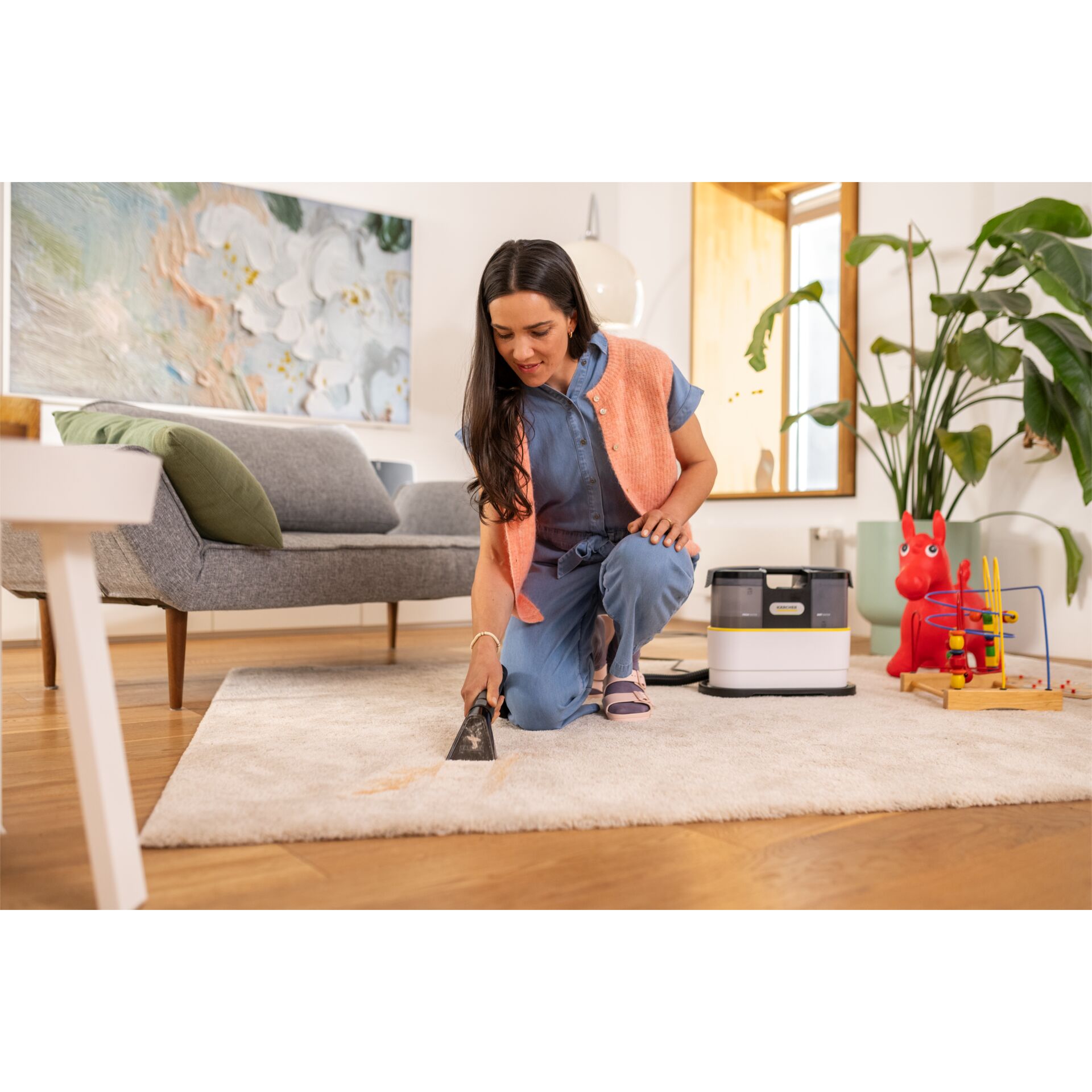 Innenarchitektur, Person, Sitzen, Dekoration für Zuhause, Frau