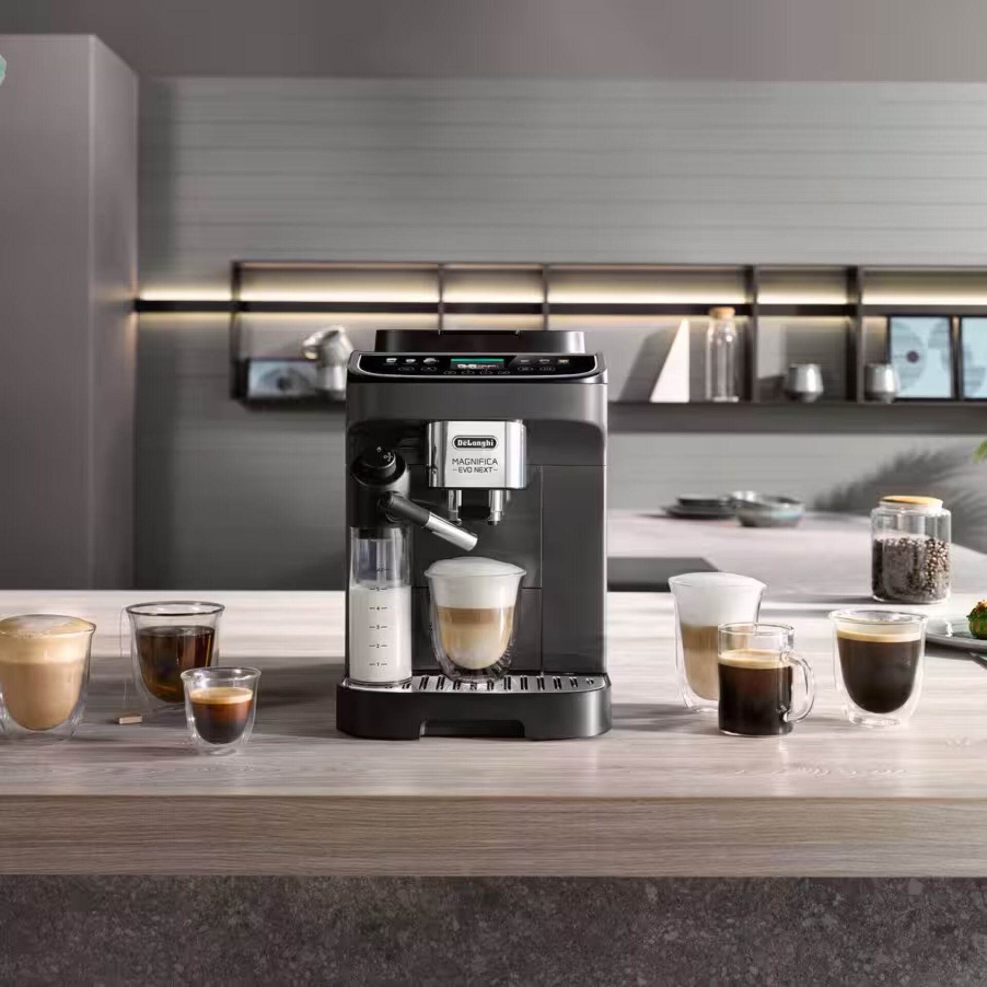 Espressomaschine, Kaffeeautomat, Milchschaum, Tischgerät, Kaffeezubereitung
