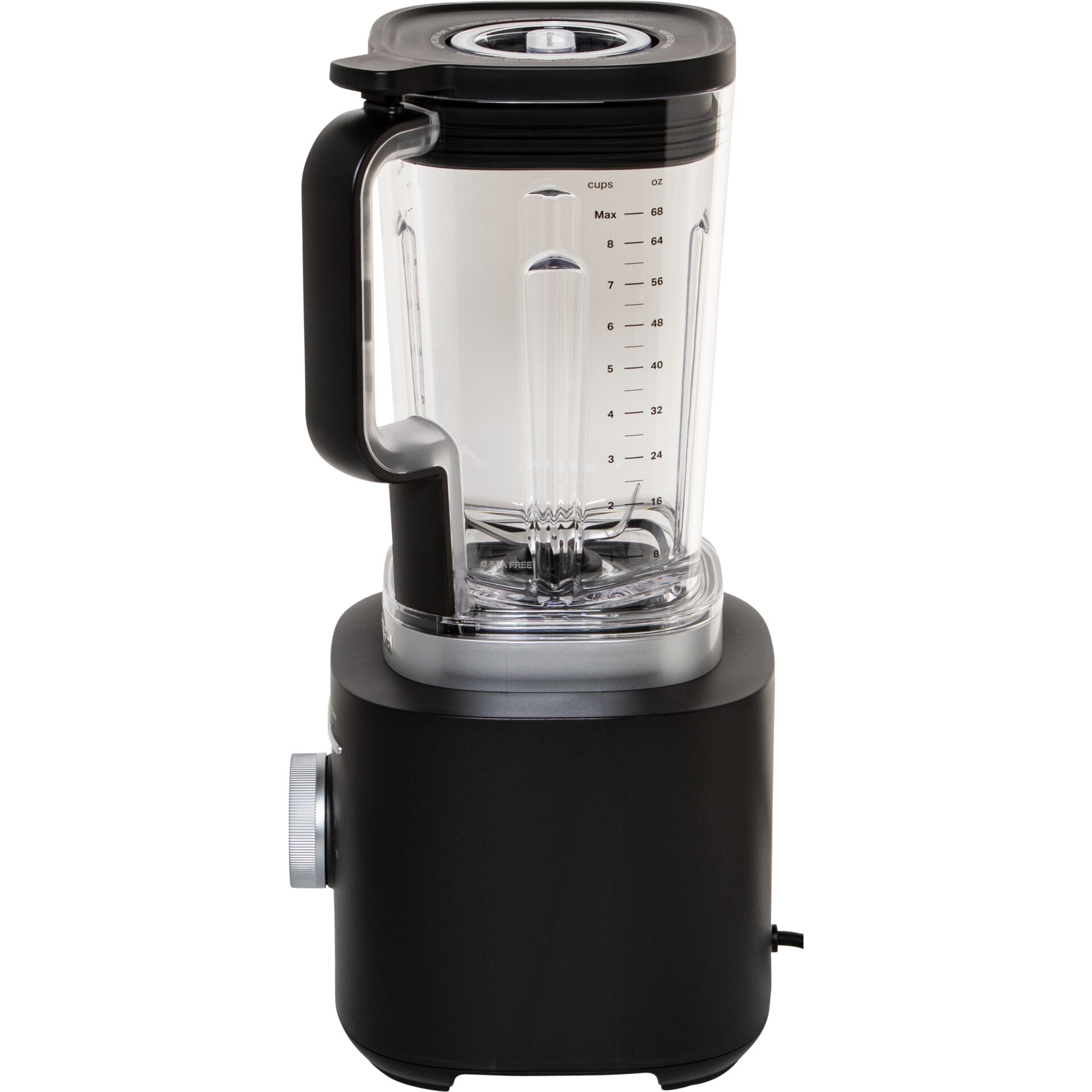 Smoothie Blender, Blender Krug, Glasbehälter, Messskala, Schwarze Basis