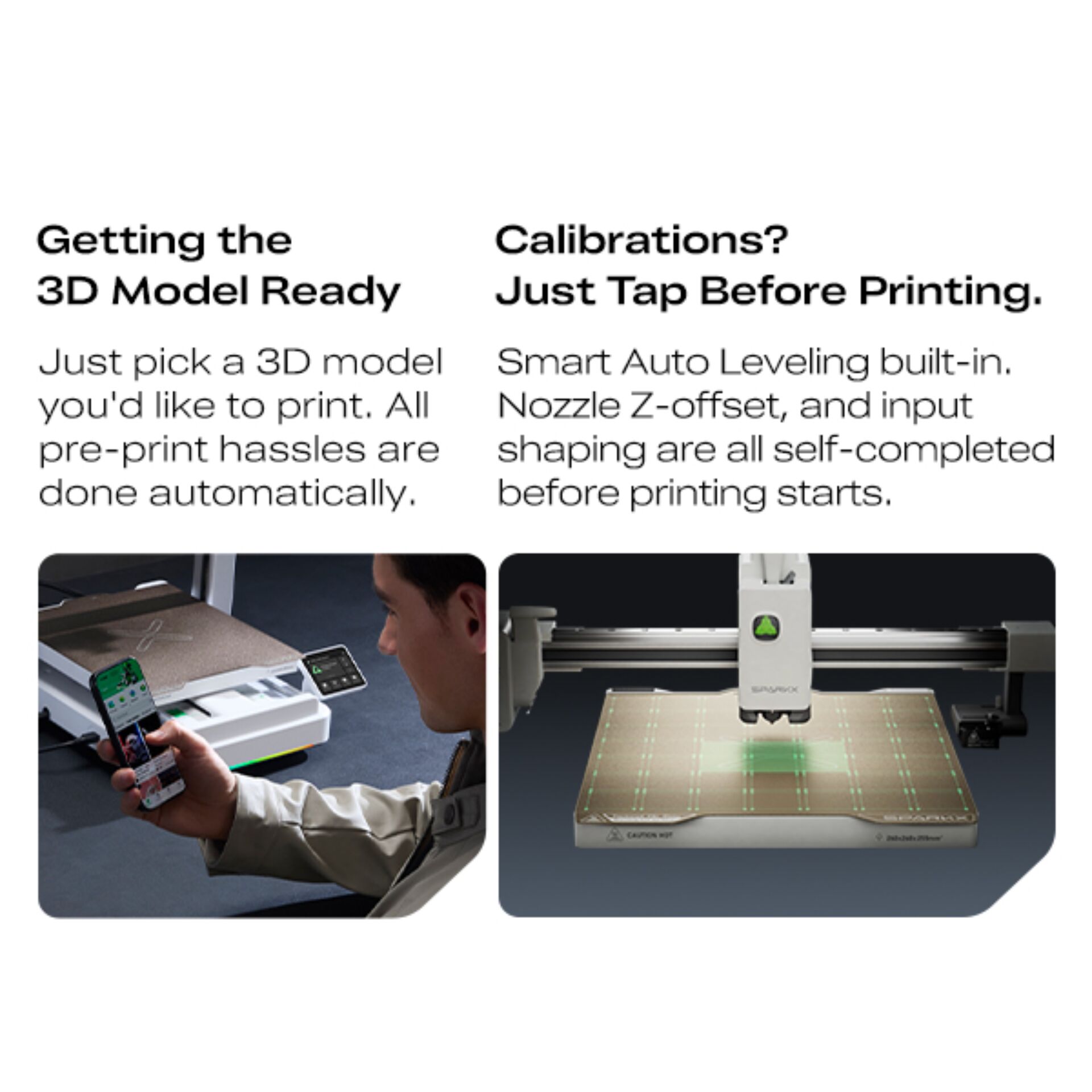3D-Drucker, Kalibrierung, Düse, Auto-Nivellierung, Druckbett