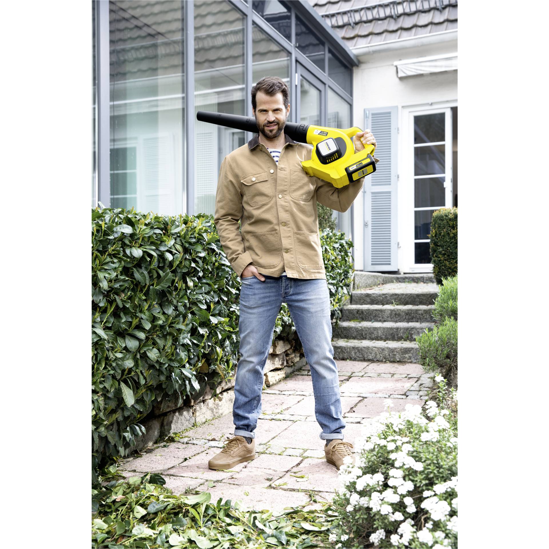 Bekleidung, Hosen, Arbeiter, Gras, Elektrische Bohrmaschine