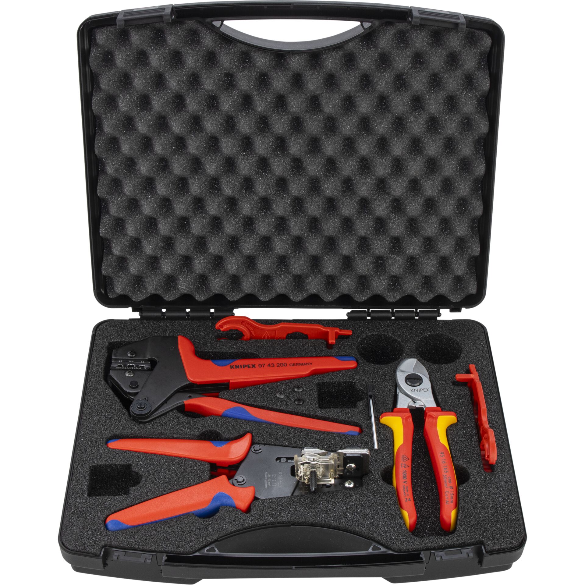 Knipex Werkzeugkoffer für  Photovoltaik MC4
