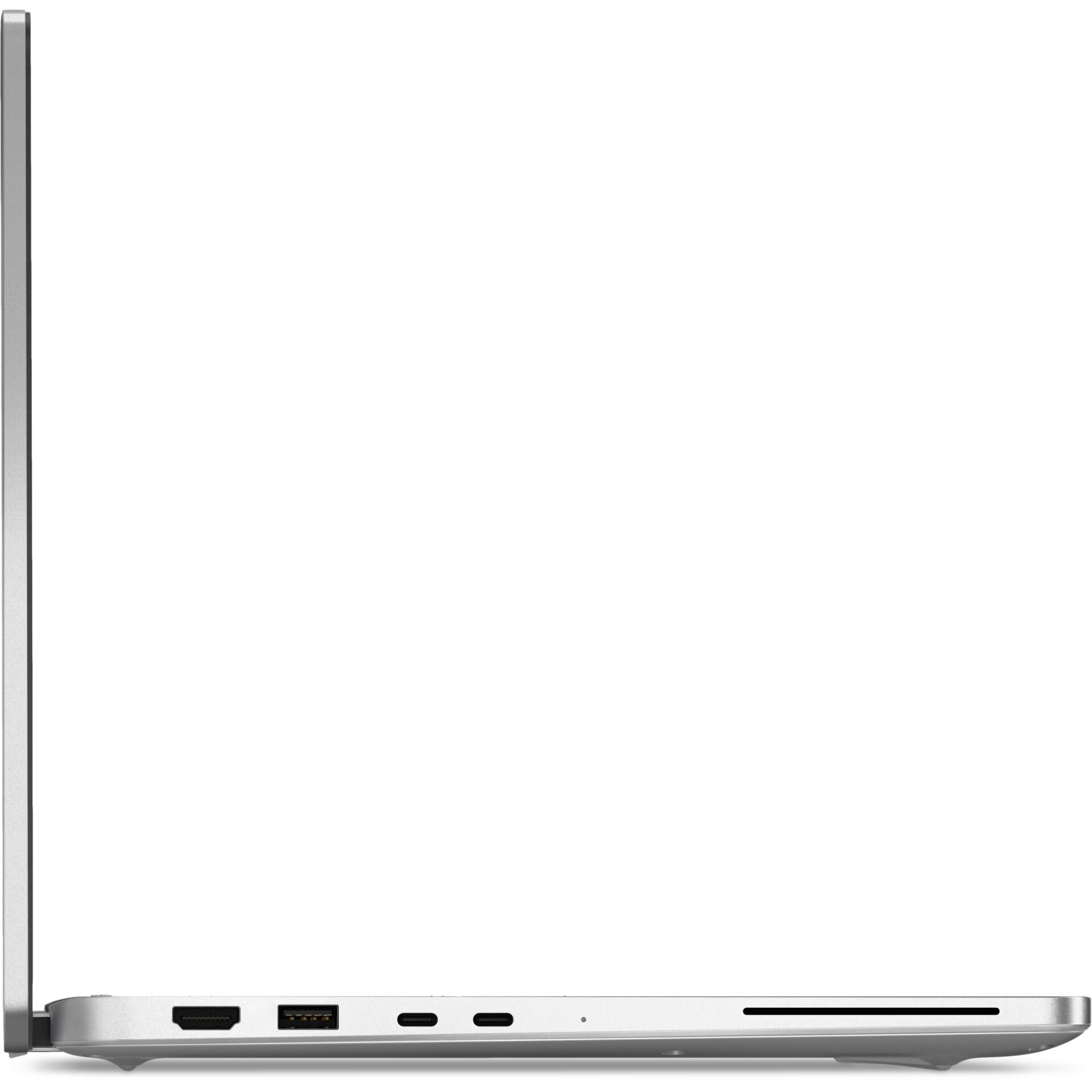 laptop, ultrabook, silber, USB-C, Schlitz