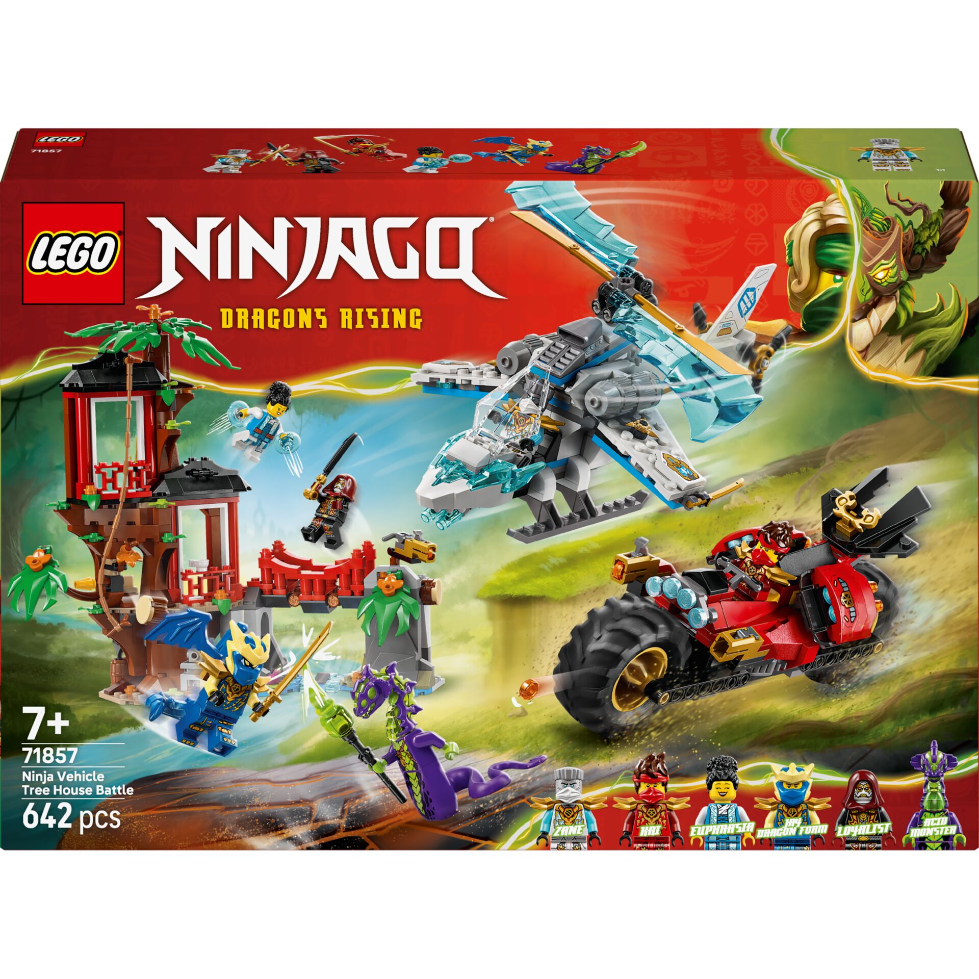 LEGO NINJAGO 71857 Showdown am  Baumhaus mit dem Ninja-Bike