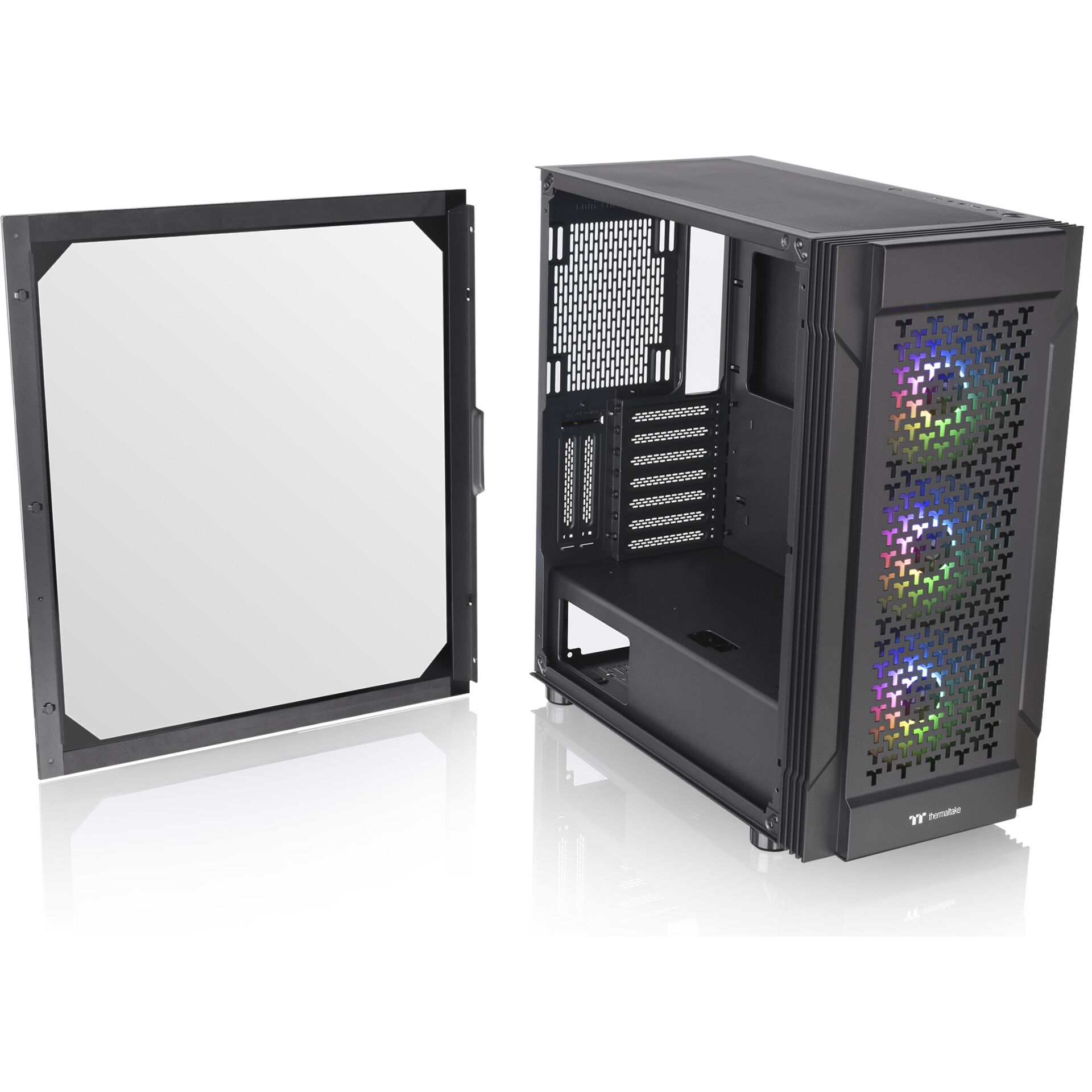 pc-case, mid-tower, RGB, Mesh-Panel, Transparent-side