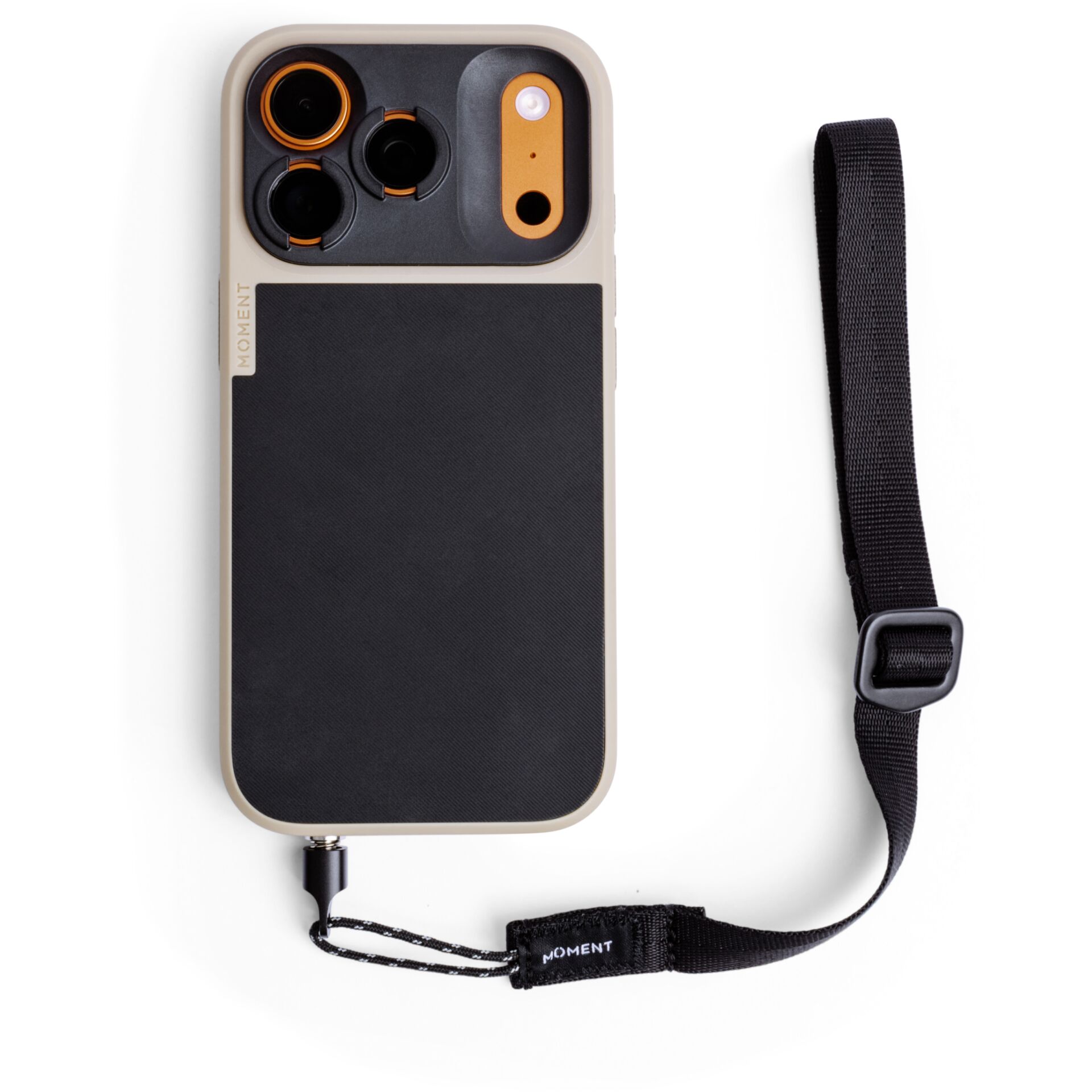 Handyhülle, Kamera-Hülle, MagSafe, Schwarz, Trageband