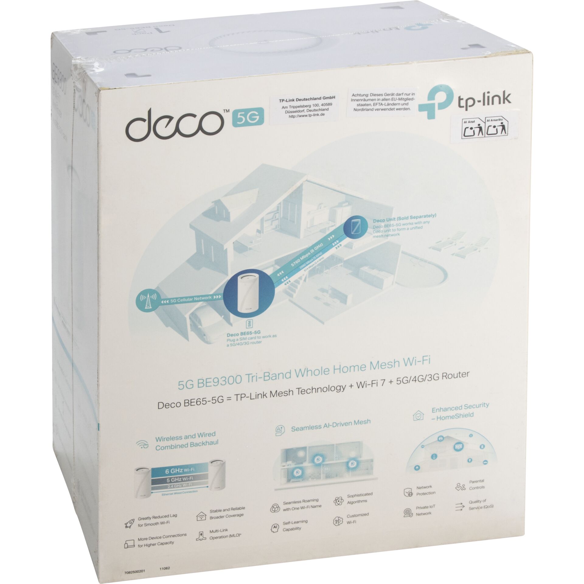 Mesh WLAN, 5G, Dreifach-Band, Heimrouter, TP-Link