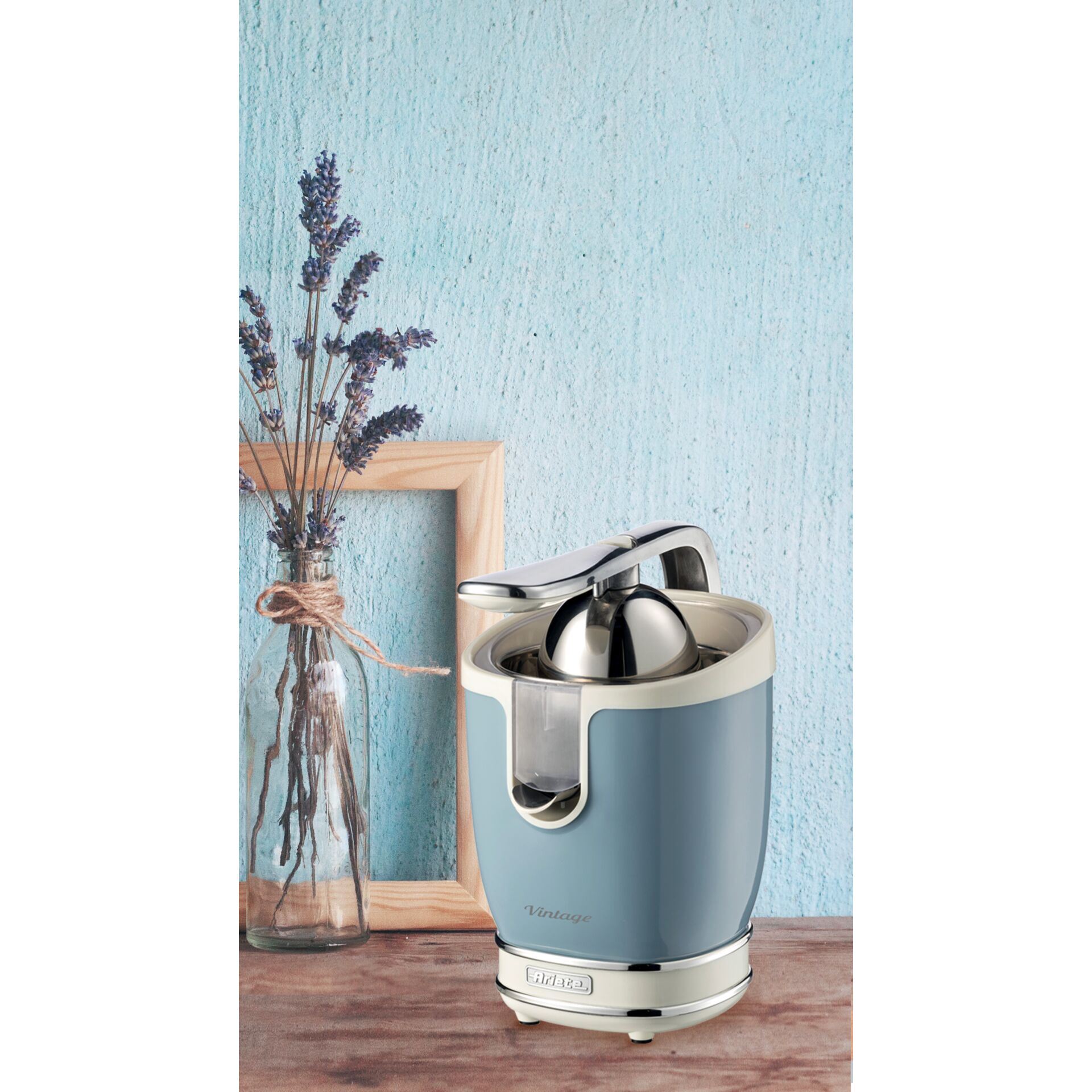 Zitruspresse, Küchenmaschine, Mini-Whisker, Stilvolles Blau, Edelstahlakzent