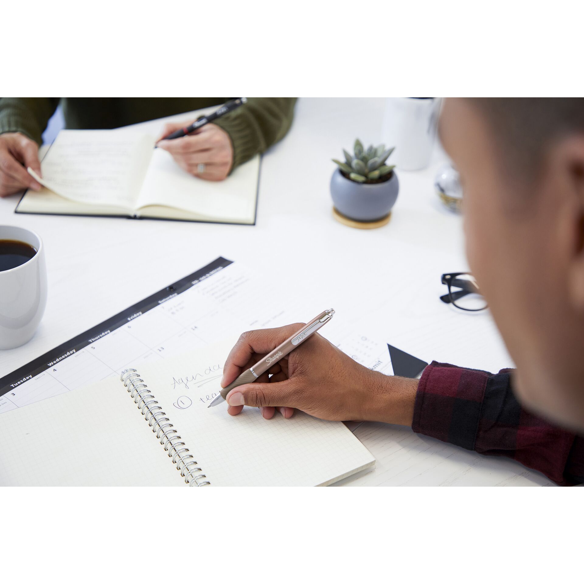 Stift, Schreiben, Pflanze, Gesicht, Brille