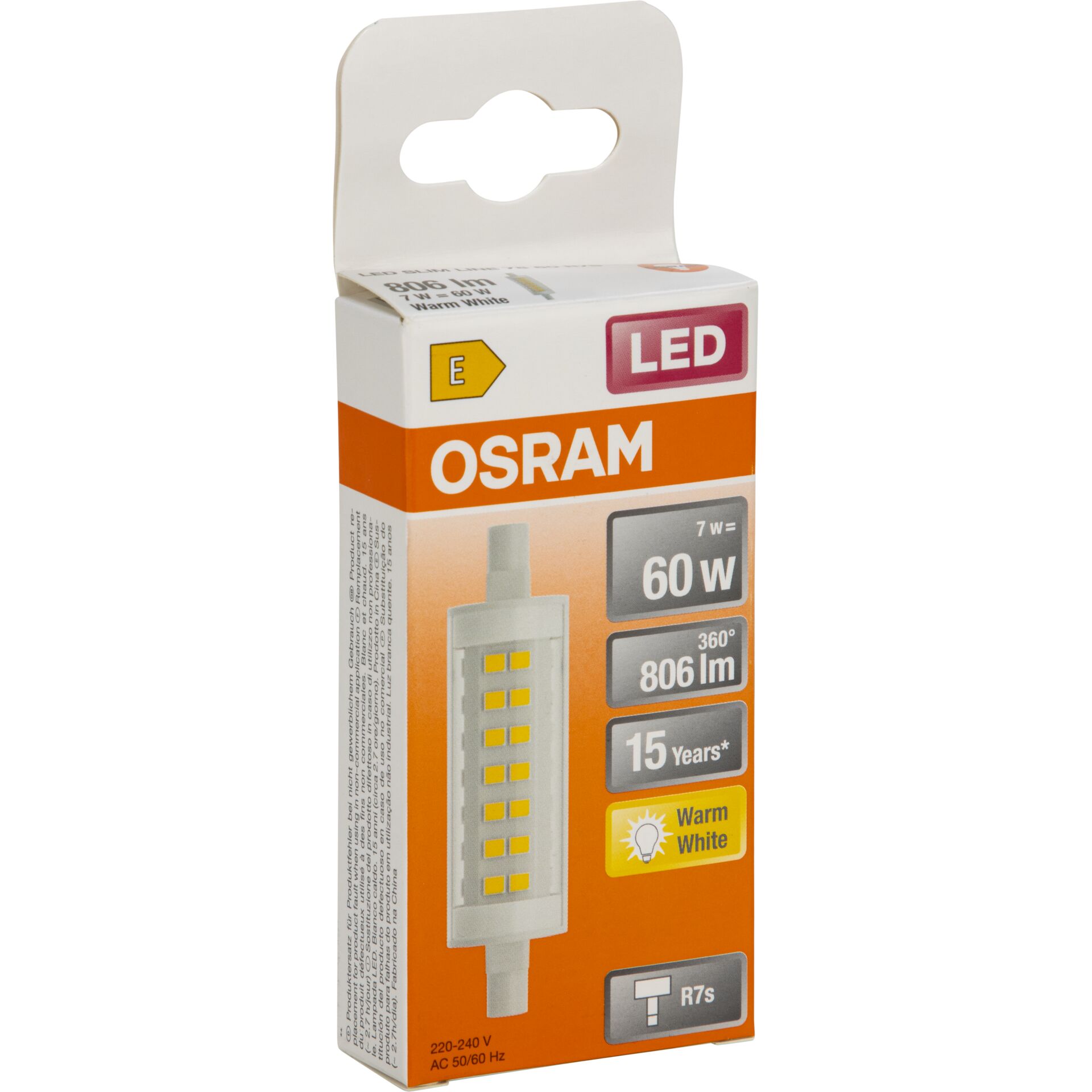LED, Glühbirne, Wartungsarm, R7s, Warmweiß