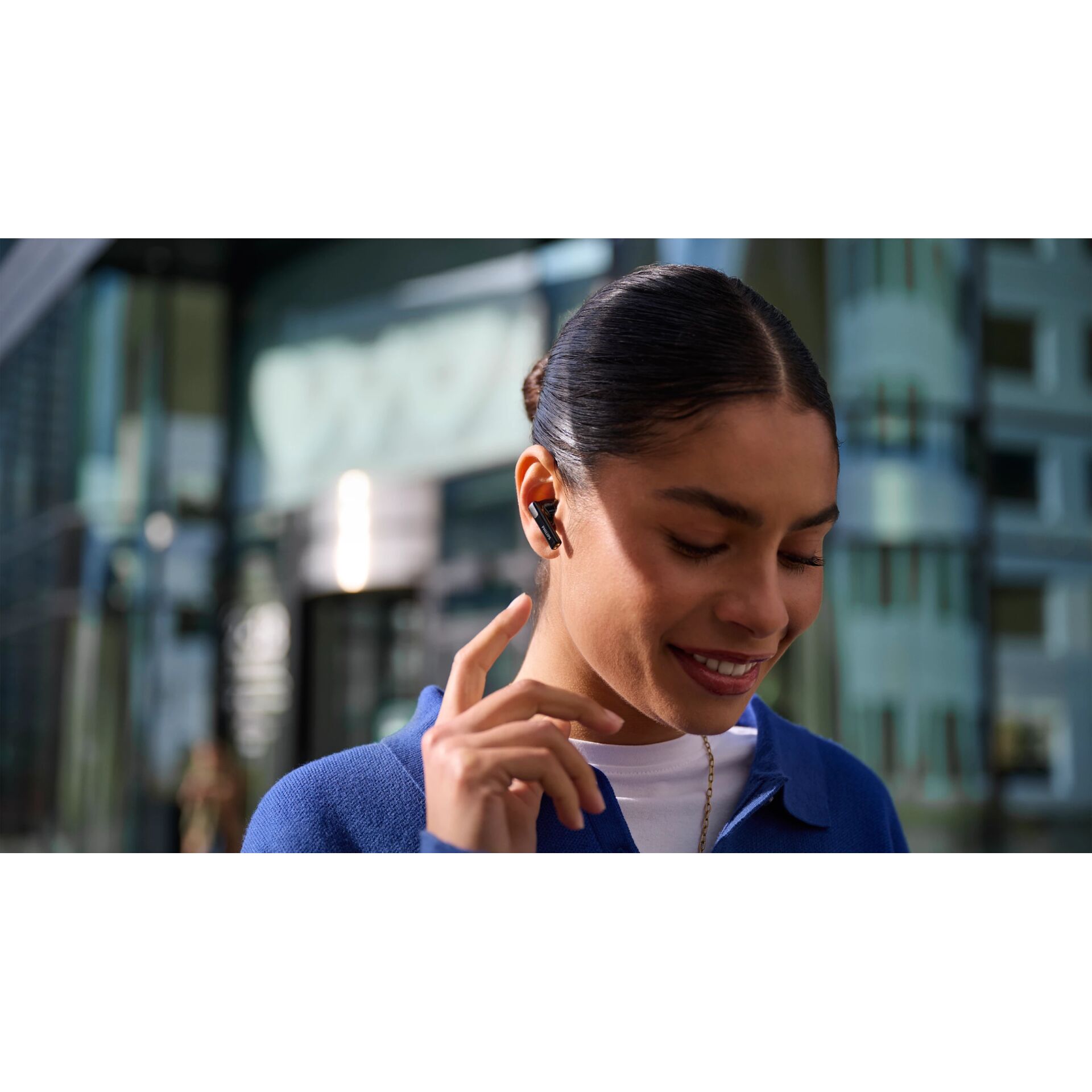 Kopf, Person, Gesicht, Lächeln, Ohrhörer