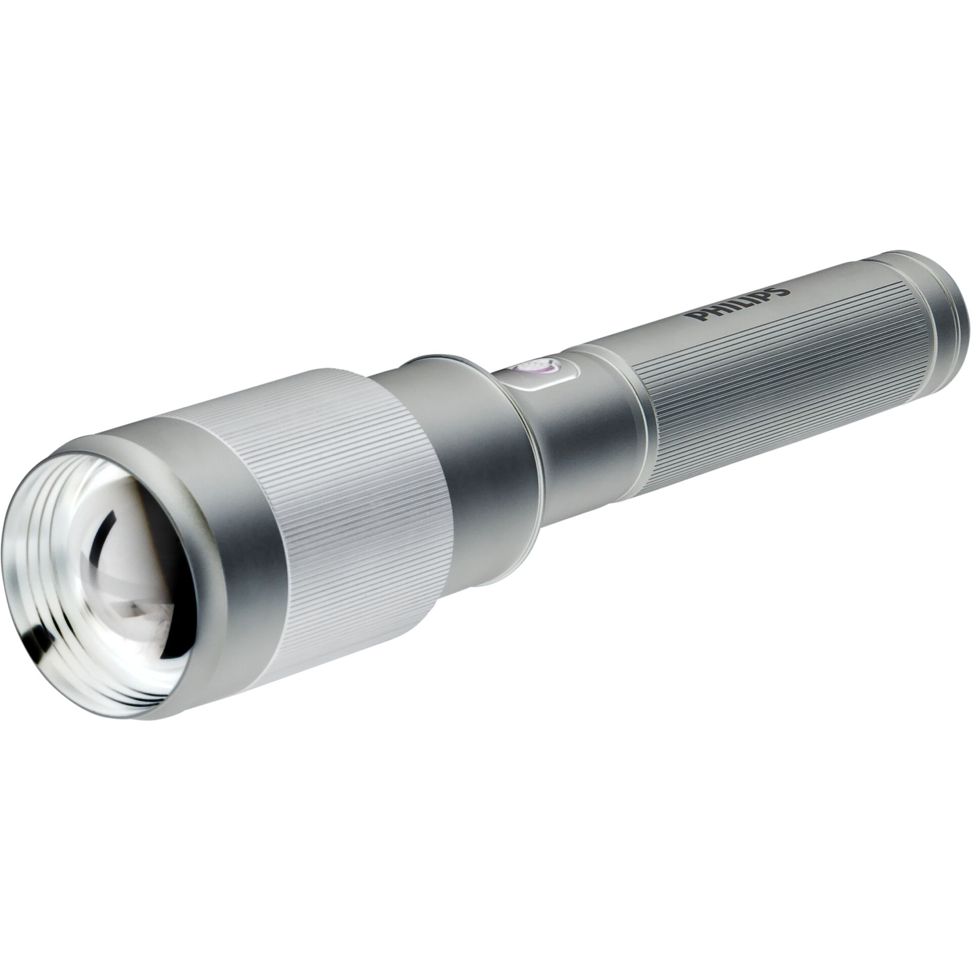 Taschenlampe, LED, Silber, fokussierbar, Philips