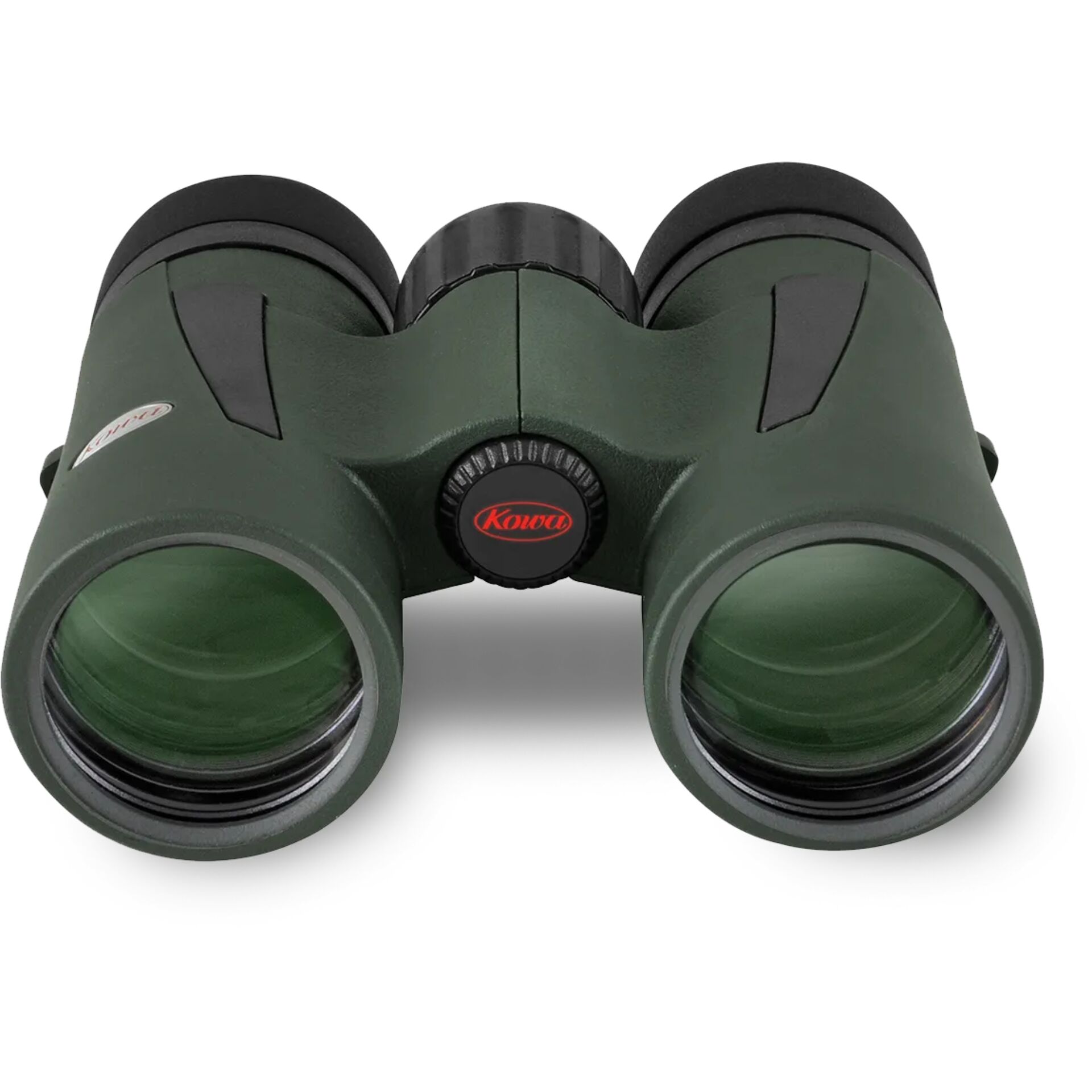 Fernglas, Dunkelgrün, Gummiarmierung, Mitteltrieb, Doppellinsen
