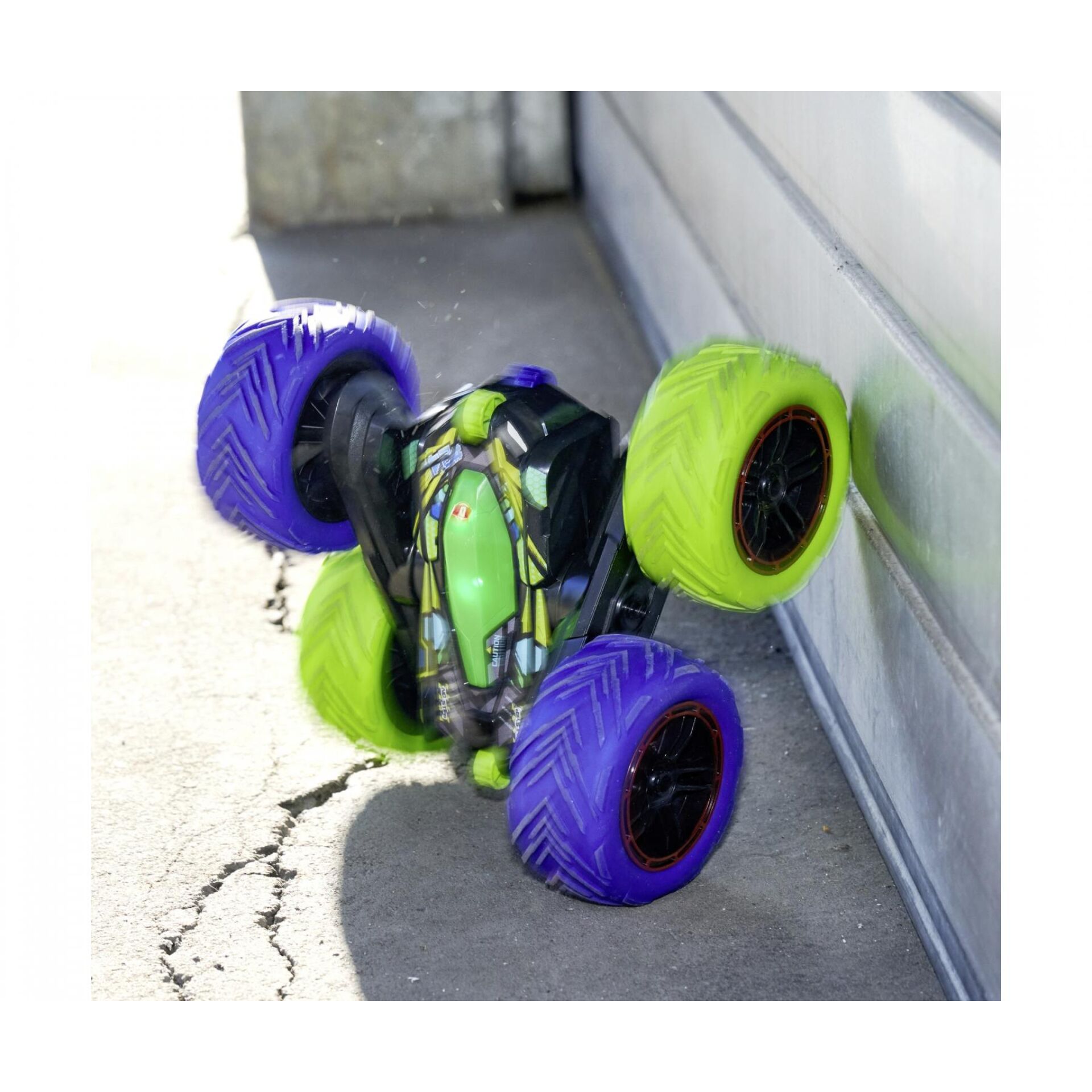 RC-Auto, RC-Fernsteuerung, Offroad, Grün, Lila-Räder