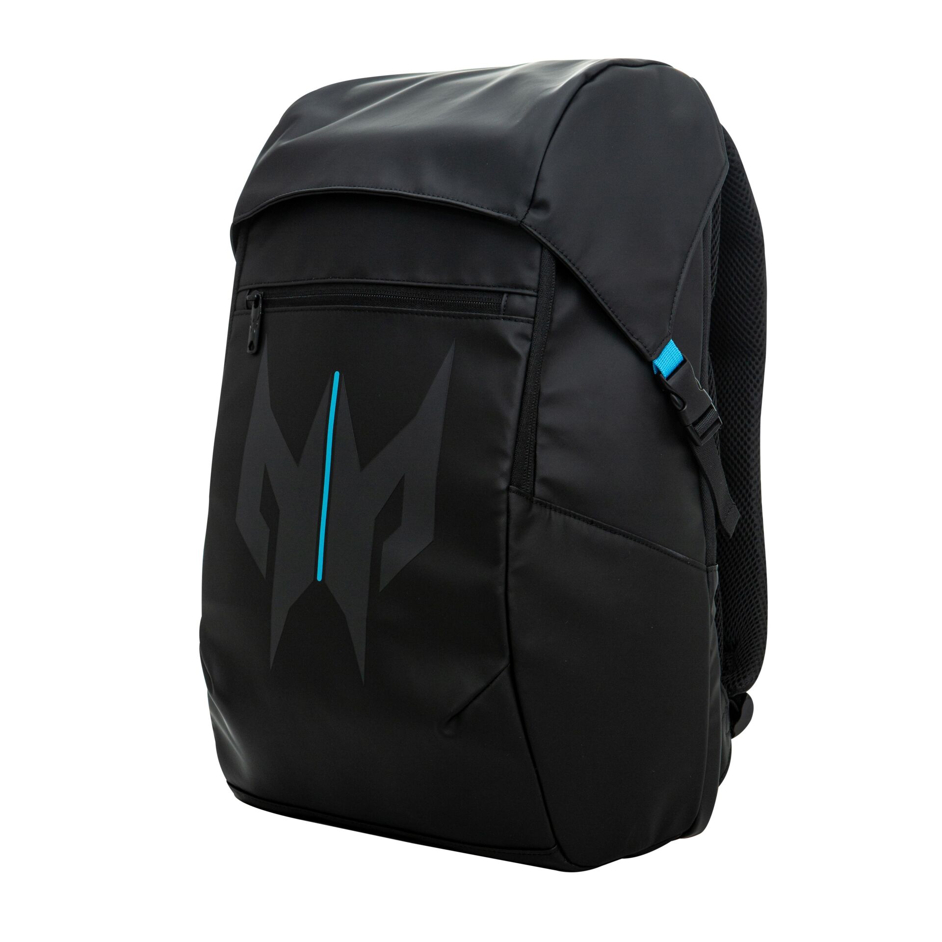 Rucksack, Schwarz, Vordertasche, gepaddete Schulterriemen, Logografik