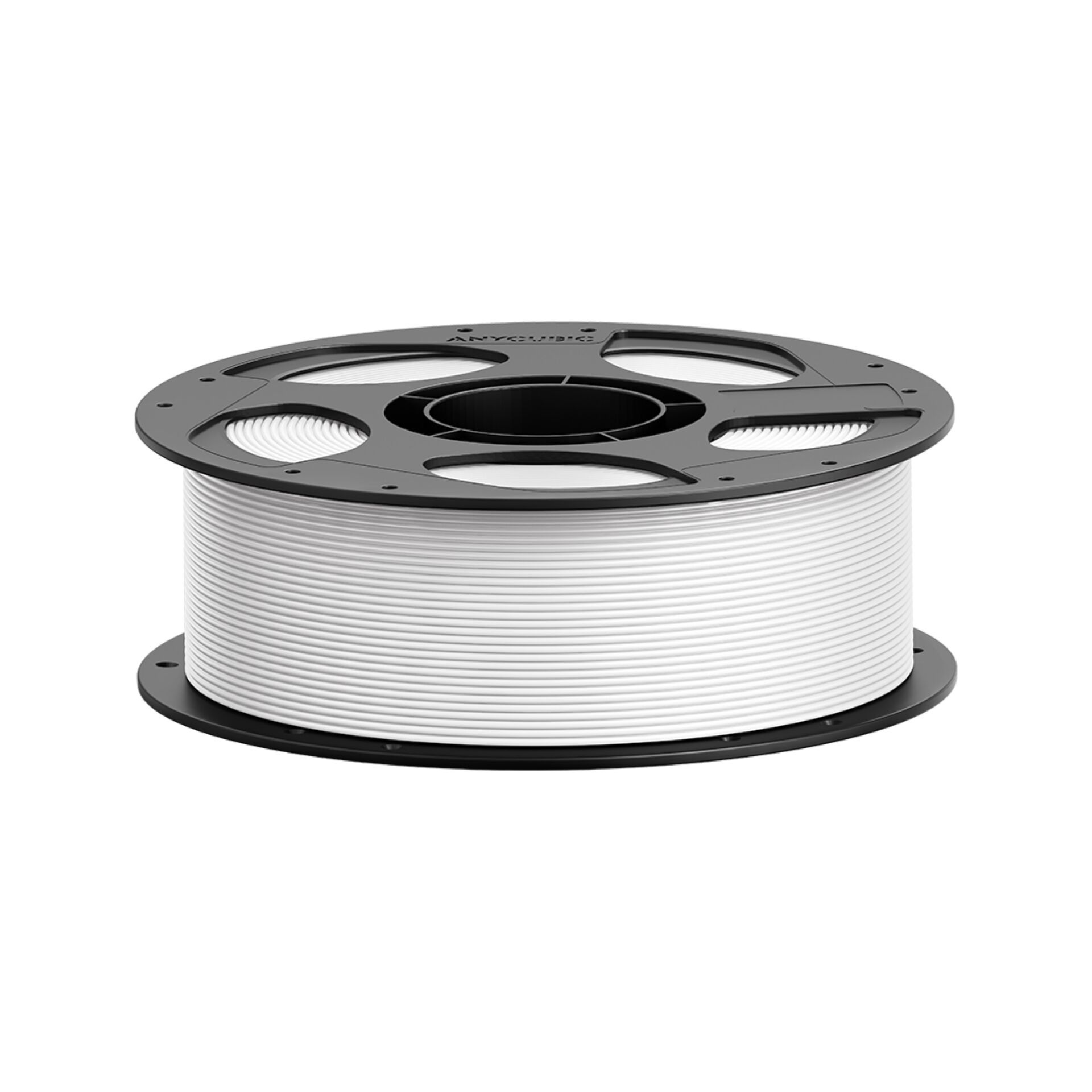 3D printing filament, PLA filament, spool, white filament, filament spool