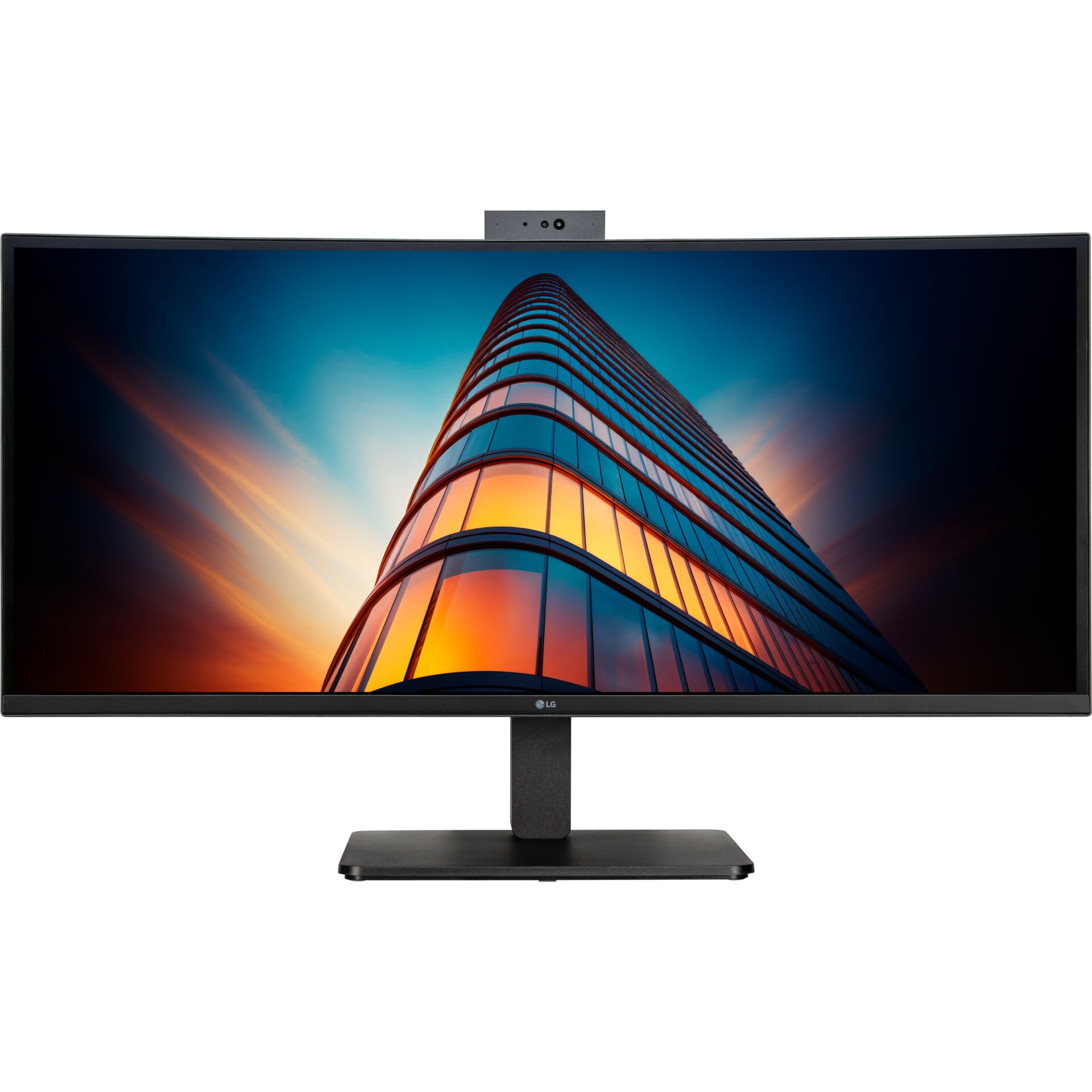 monitor, ultrawide, LED, Stand, schwarz