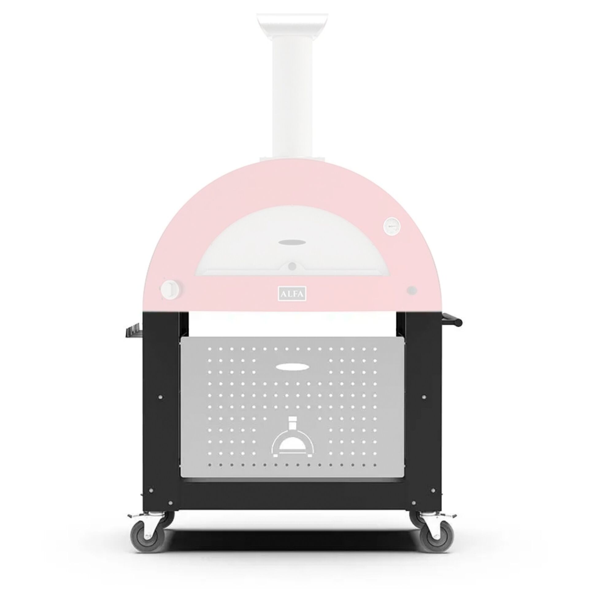 Alfa Forni Unterbau 3 Pizze  Moderno Schwarz