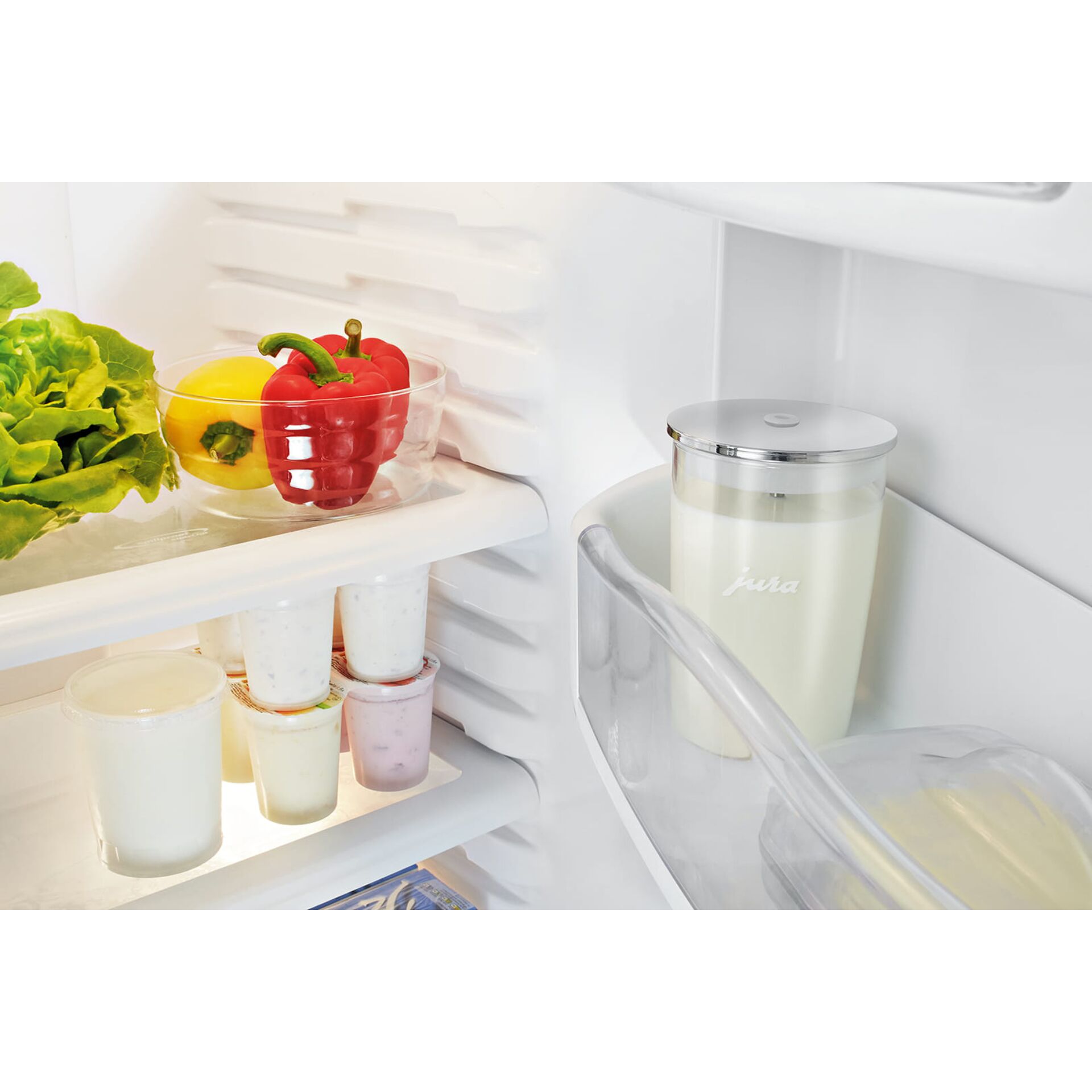 kühlschrank, gemüse, stillmittel, becher, flasche