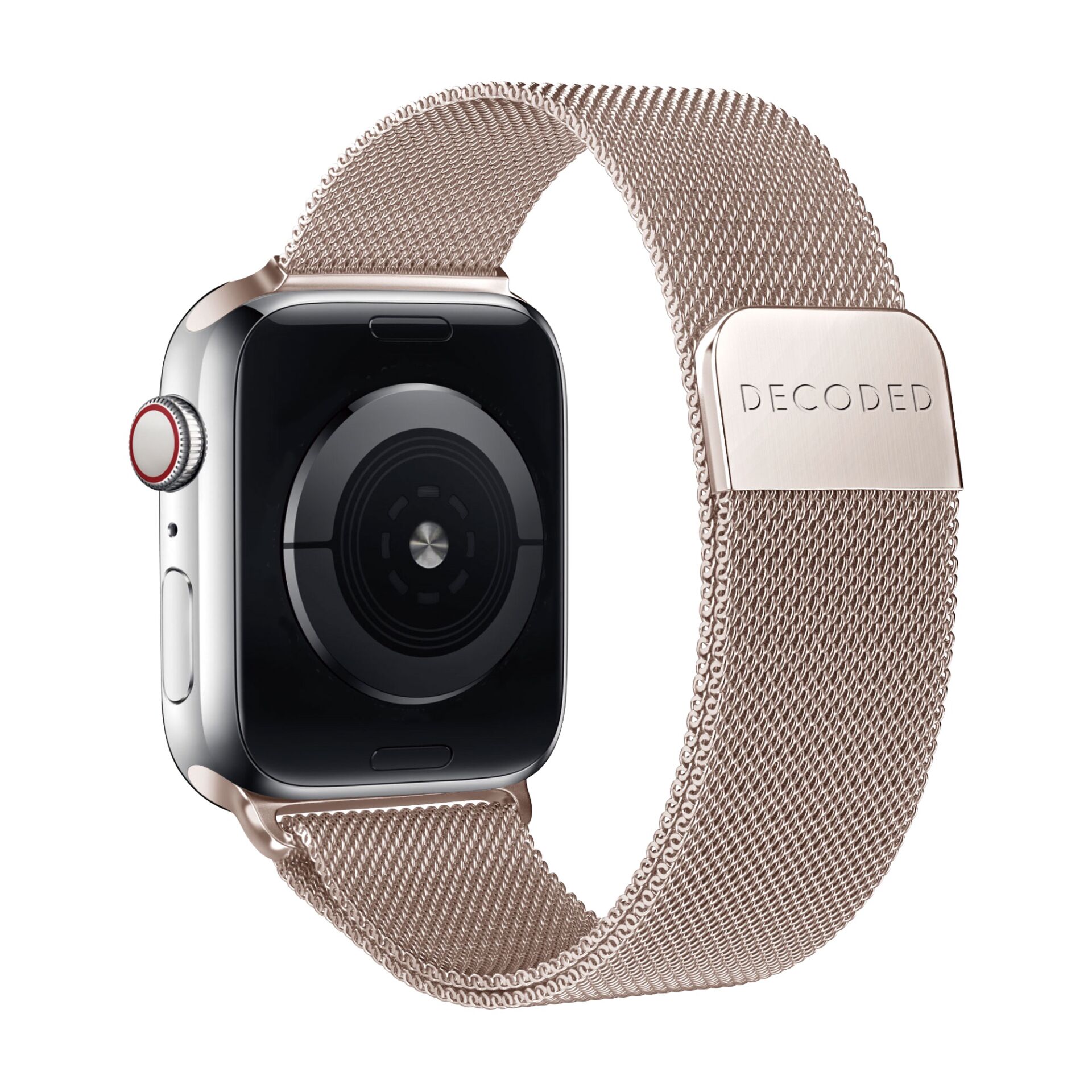 Decoded Milanaise Traction Strap 44/45/46/49mm Matte Gold Zubehor, Riemen, Elektronik