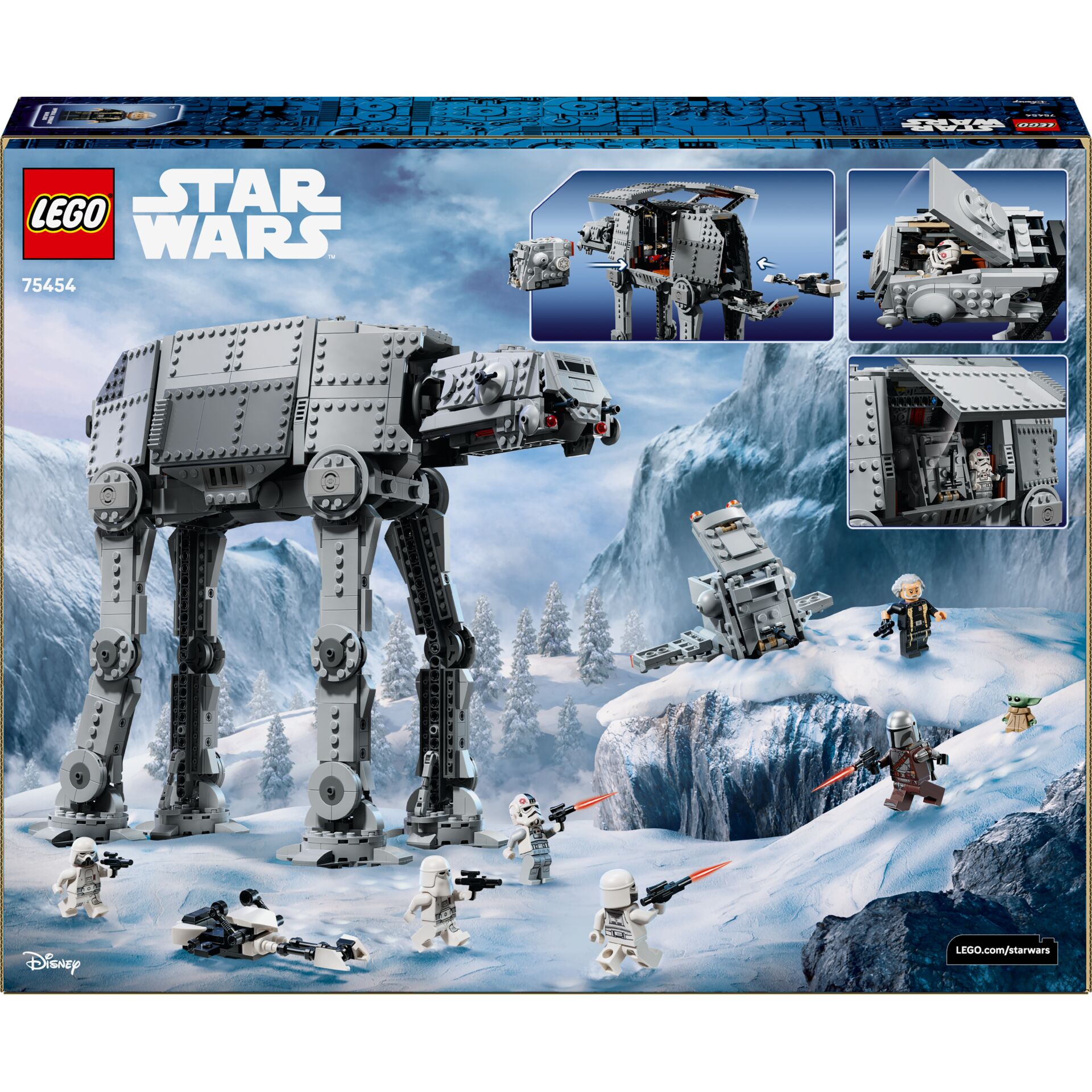 lego, star wars, atk walker, ice planet, minifigures