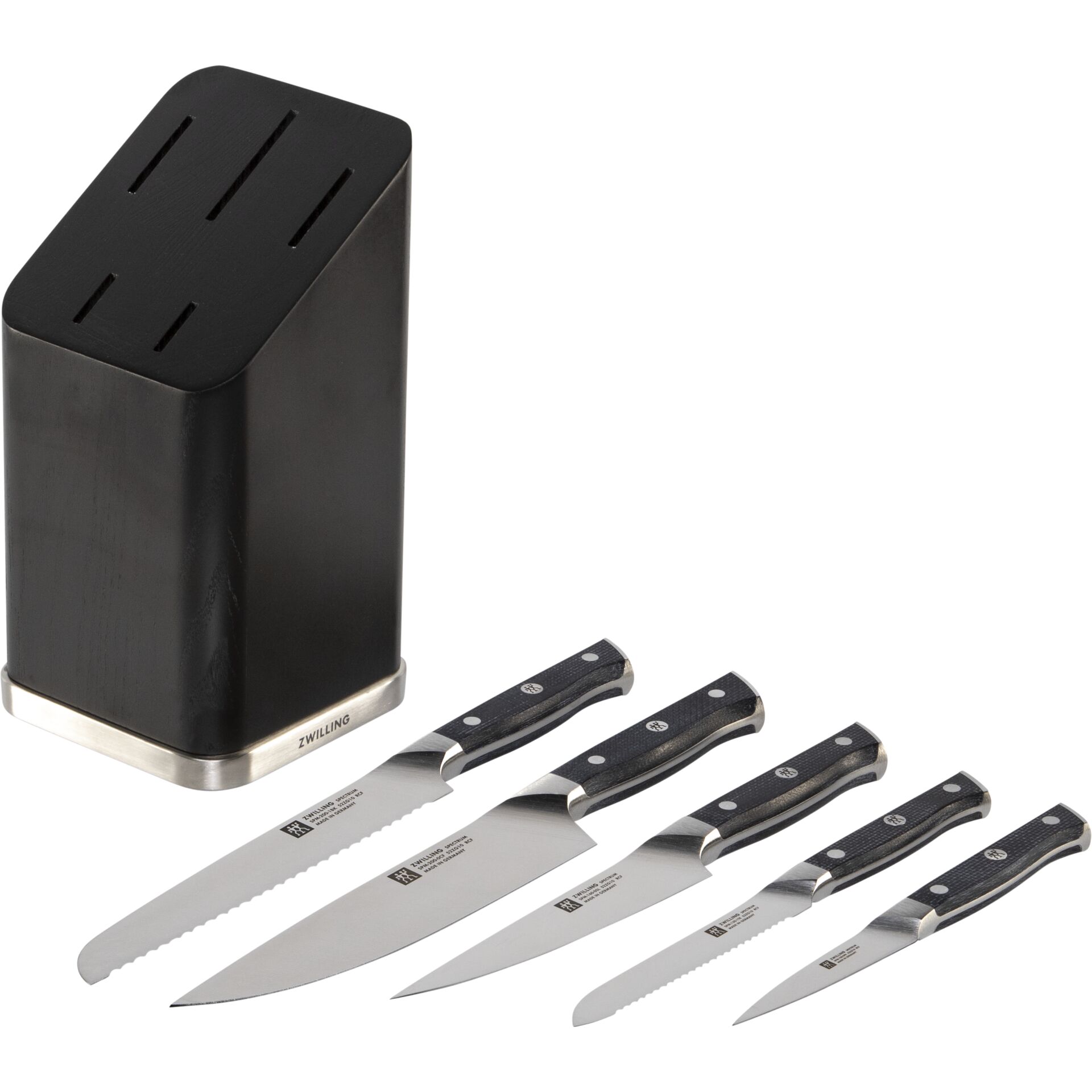 Kochmesser Set, Messerkraft, Holzgriff, Griffschalen, Schneidwaren