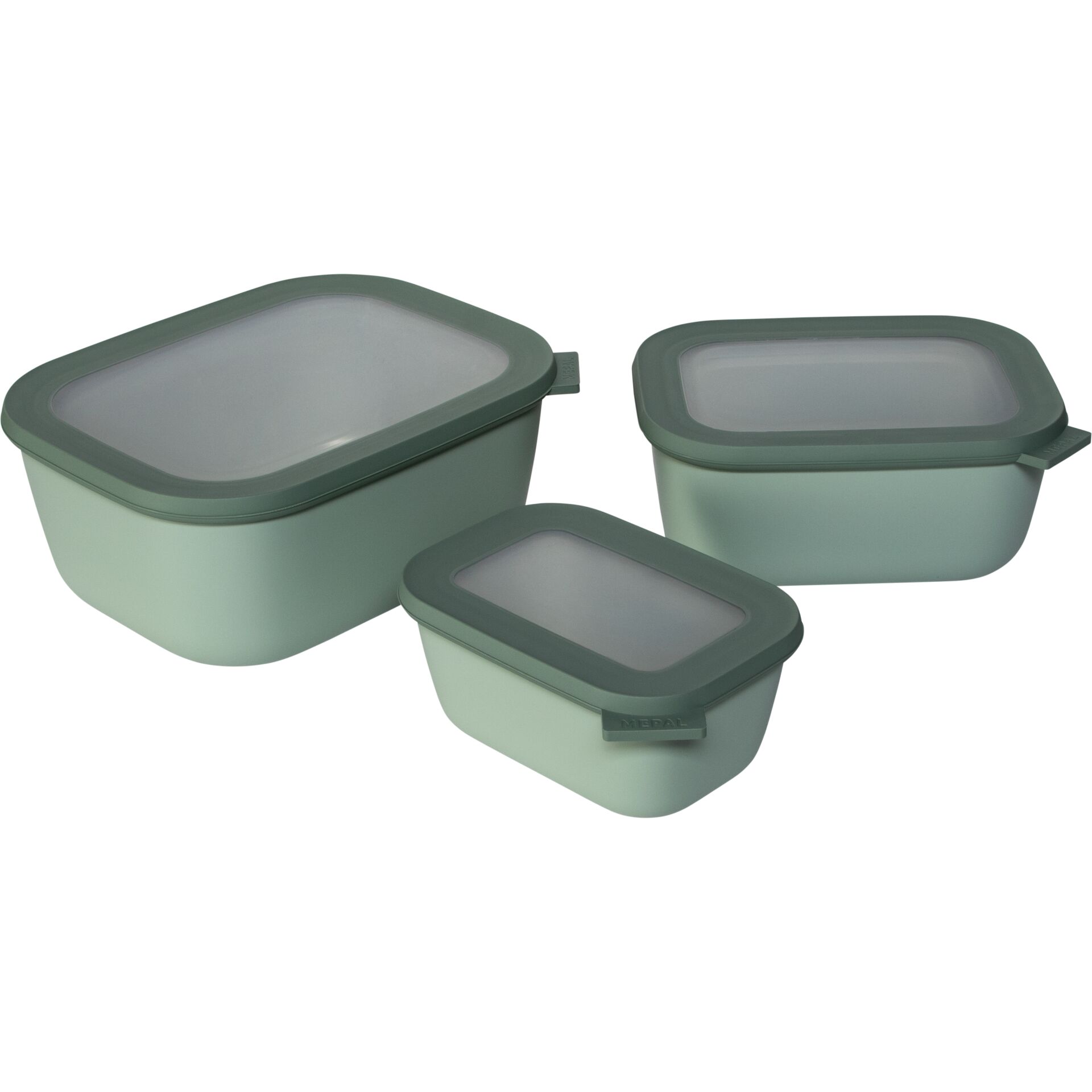 Aufbewahrungsbehälter, Lunchbox, Glasdeckel, Kunststoff, Mehrfachset