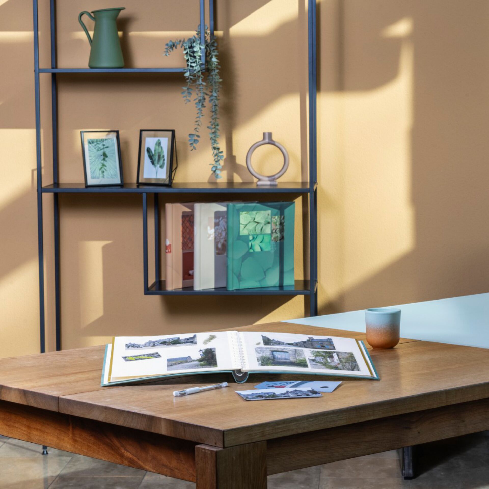 Moebel, Tabelle, Stift, Pflanze, Bücherschrank