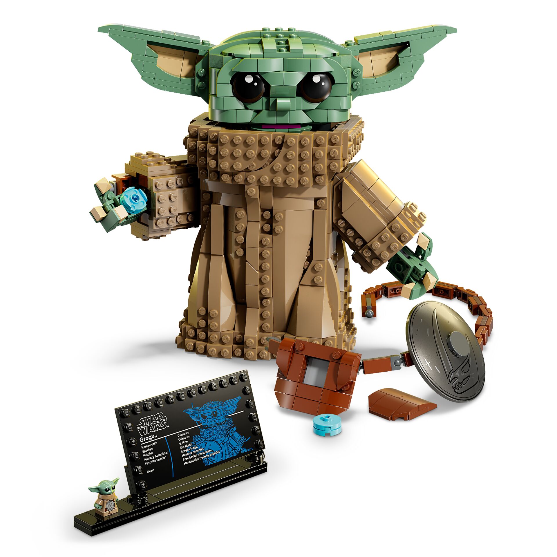 Lego, Grogu, Star Wars, Figurine, Sperrfigur