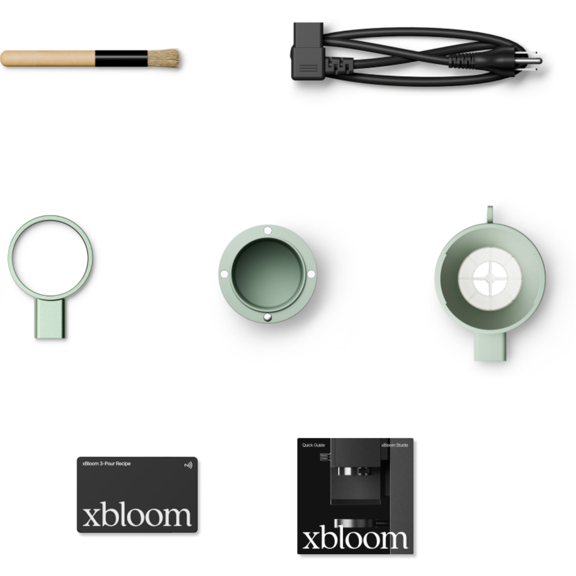 pinsel, kabel, ringen, krug, xbloom