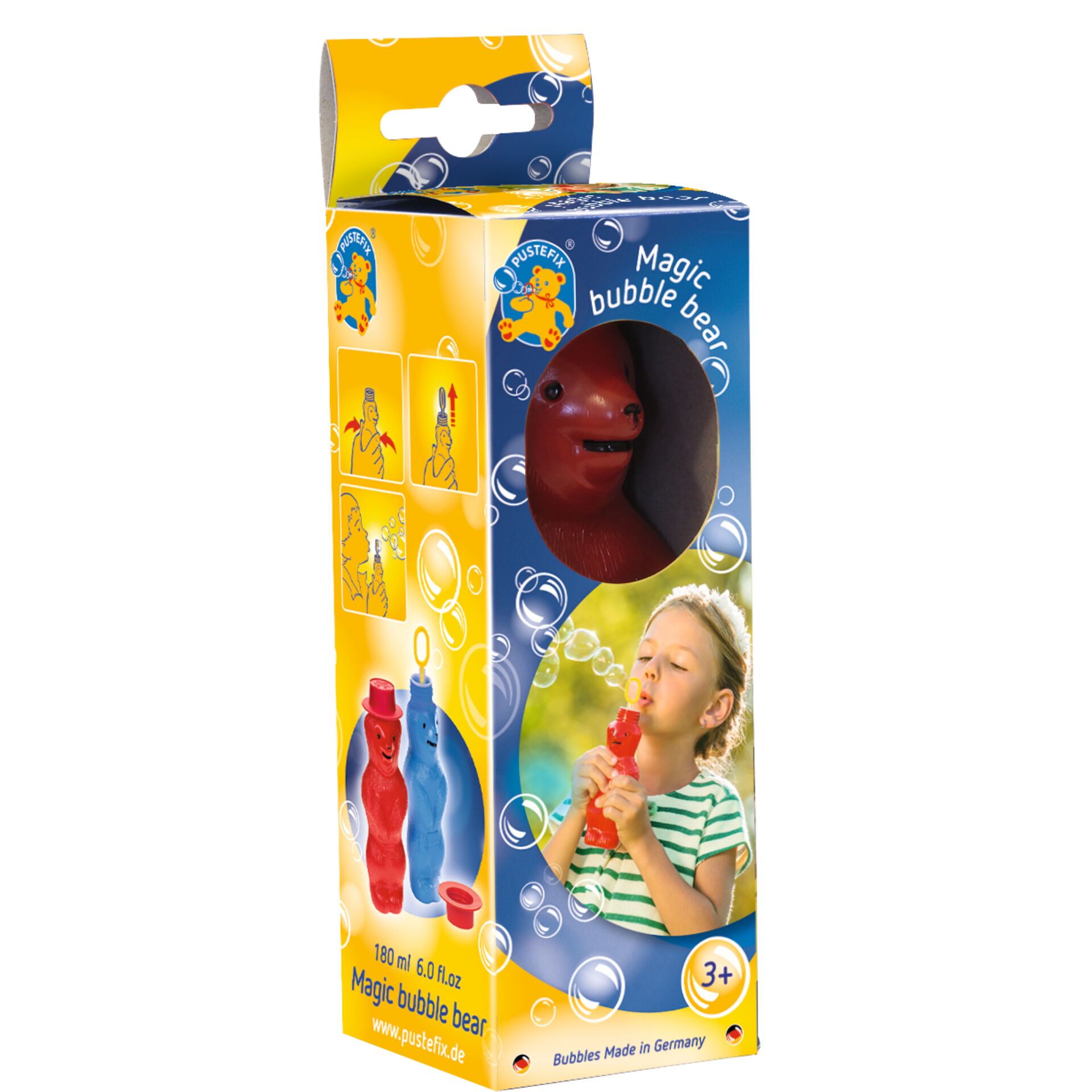 Blasenpistole, Blasenflasche, Magischer Bär, Kinder-Spielzeug, Blasenlösung