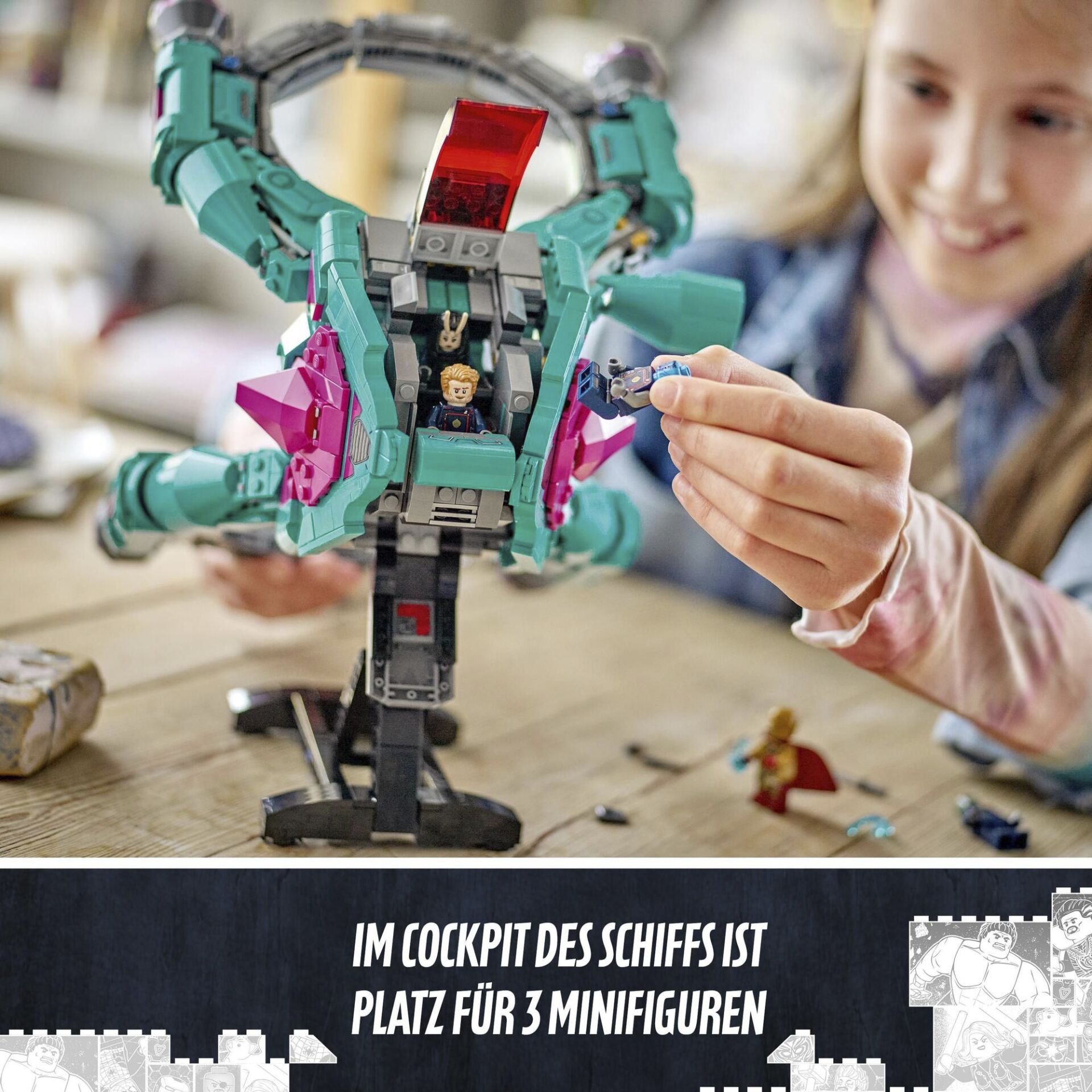 Roboter, Spielzeug, Person