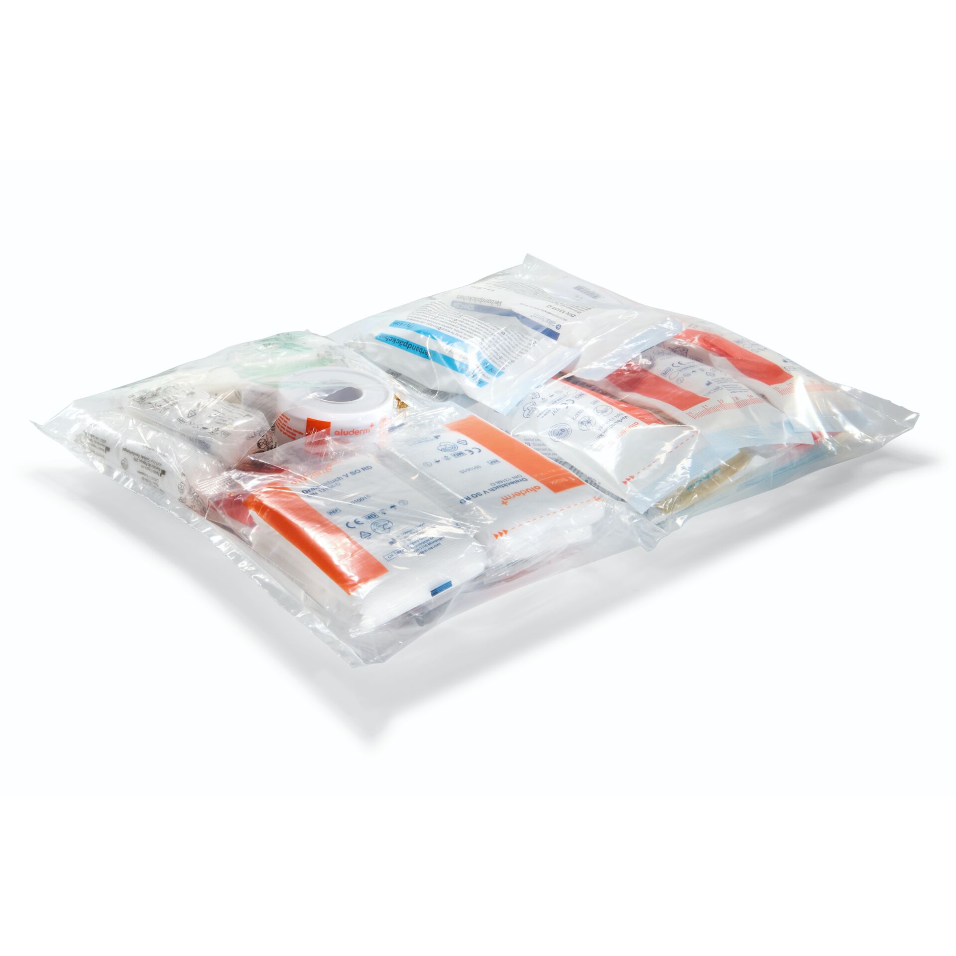 medizinisch, erste-hilfe, verbandsmaterial, desinfektion, verpackt
