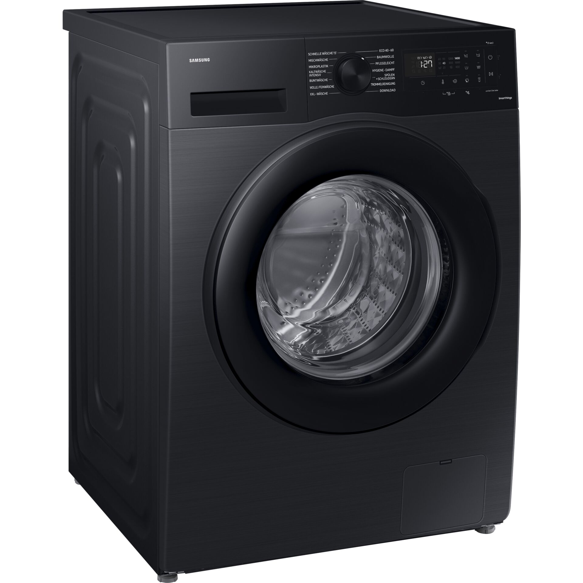 Samsung WW81CGC04AABEG, black Mikroplastik-Programm, 8kg Gerät, Elektrisches Gerät, Waschmaschine